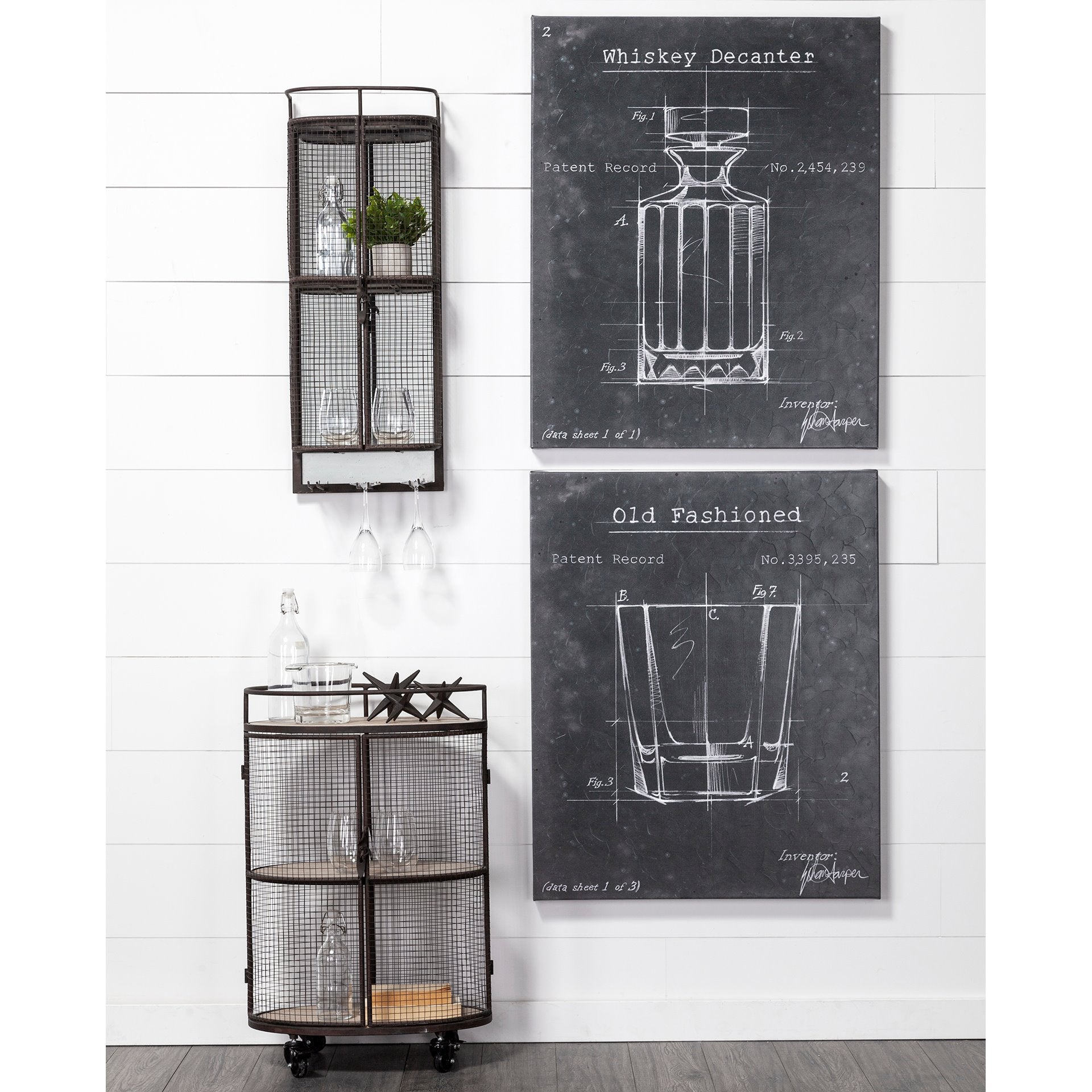 Rhea (Set of 3) Brown Cast Iron Small, Medium & Large Jacks