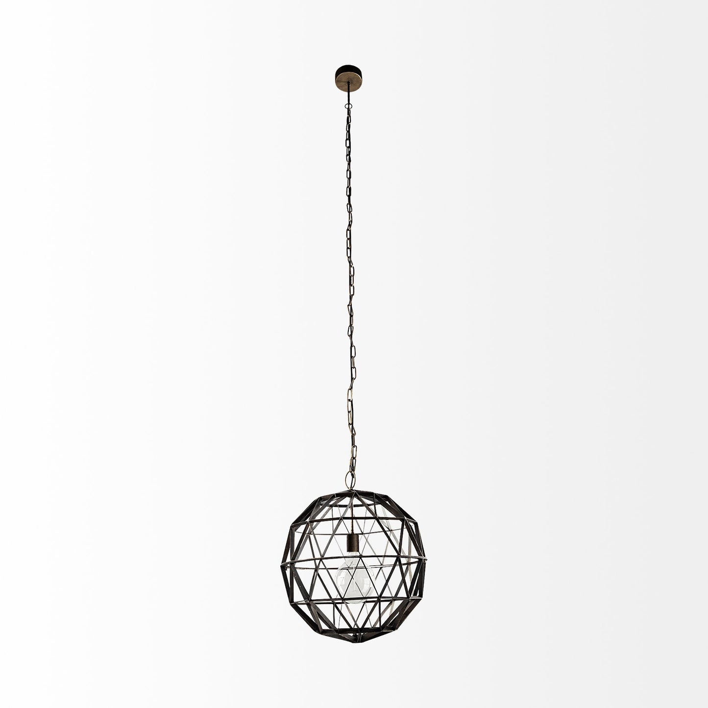 Dyson Pendant Light Black Metal - pendant-light