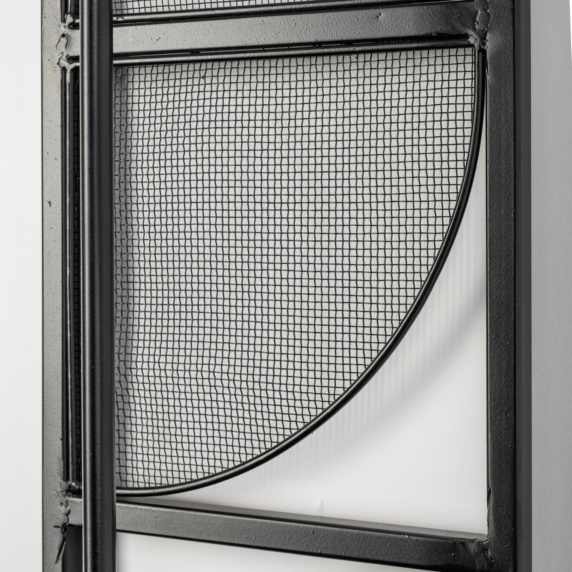 Navin 10x46.5 Black Metal Body White Fabric Shade Rectangular Wall Sconce