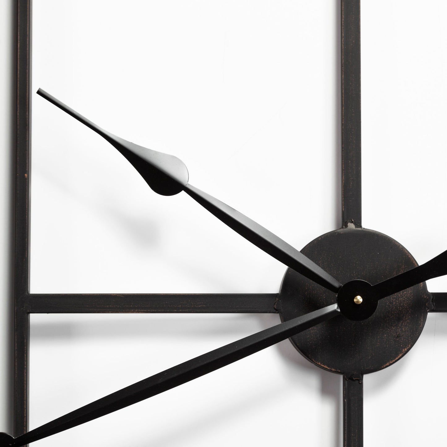 Norwood Wall Clock Black Metal | 60’’ - wall-clocks