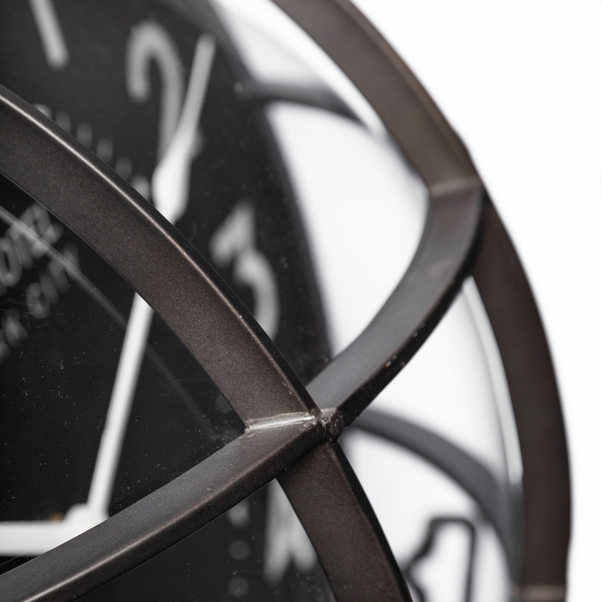 Bellmond 15L x 15H Large Industrial Wall Clock