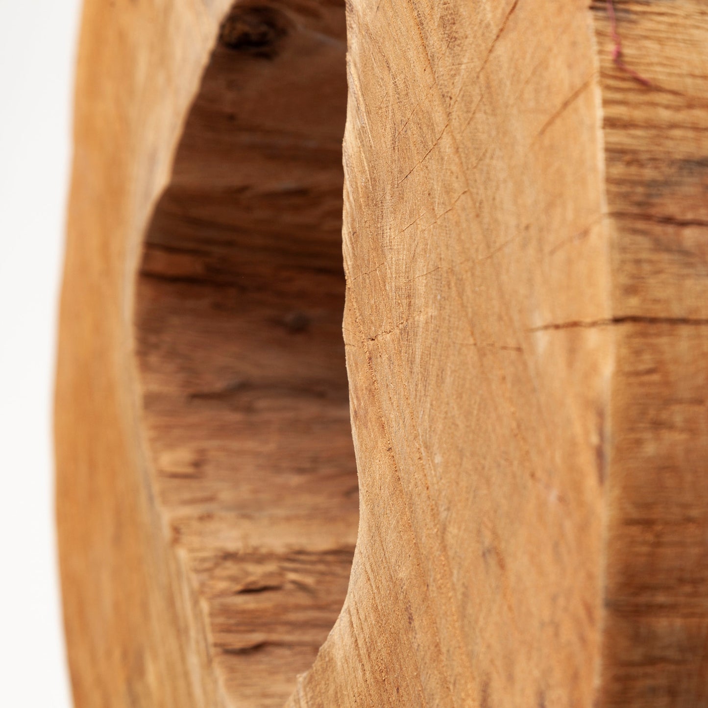 Ironwood I (Large) 15L x 3W Natural Wooden Circular Object
