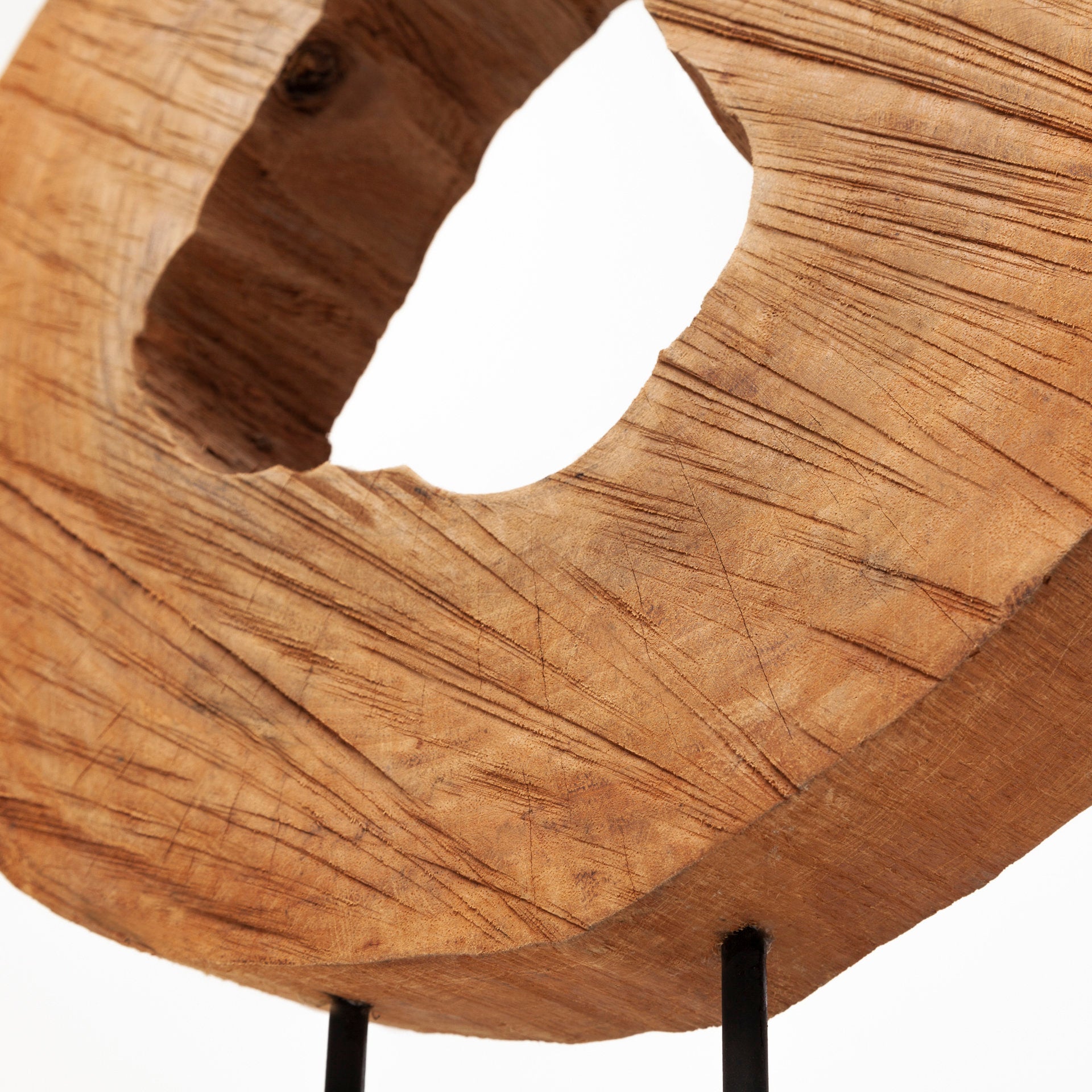 Ironwood I (Large) 15L x 3W Natural Wooden Circular Object