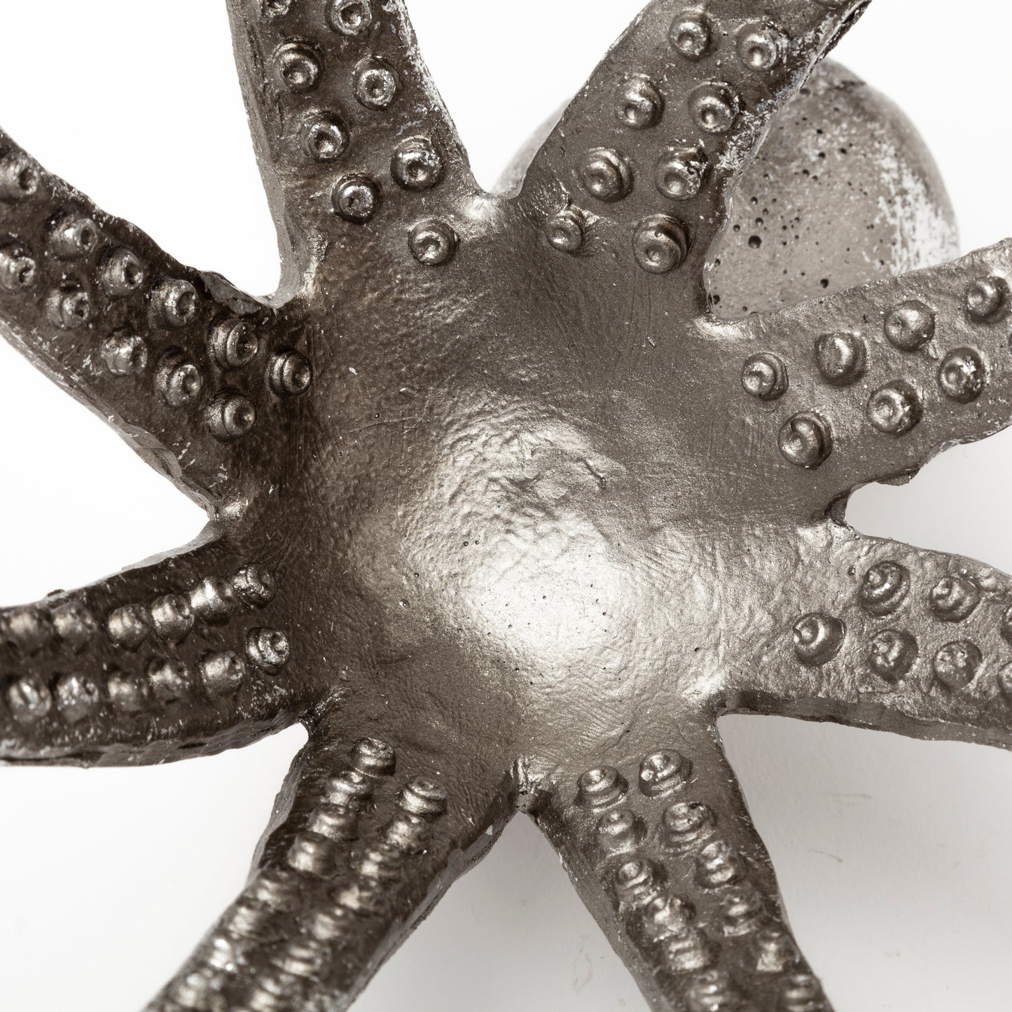 Strafford Medium 13L x 7W Silver Resin Octopus