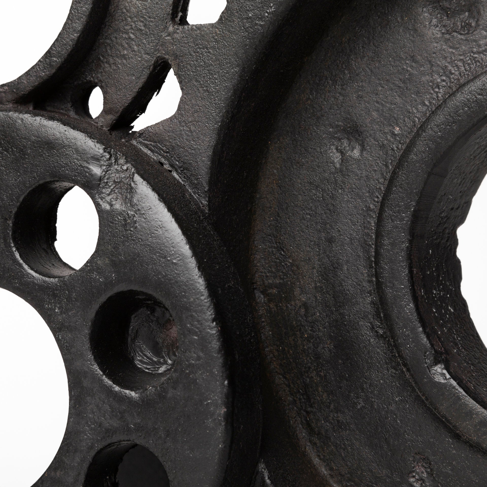 Cogsworth Set of 2 14L x 4W Brown Resin Industrial Gear Bookends