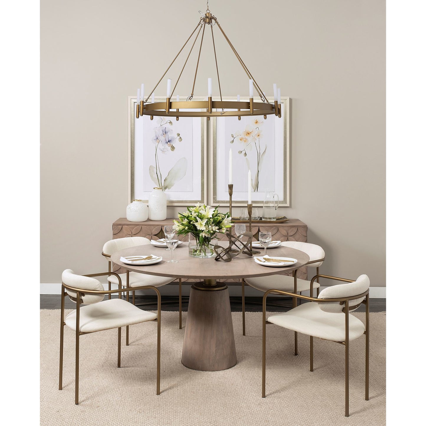 Levit (Small) Gold Table Candle Holder