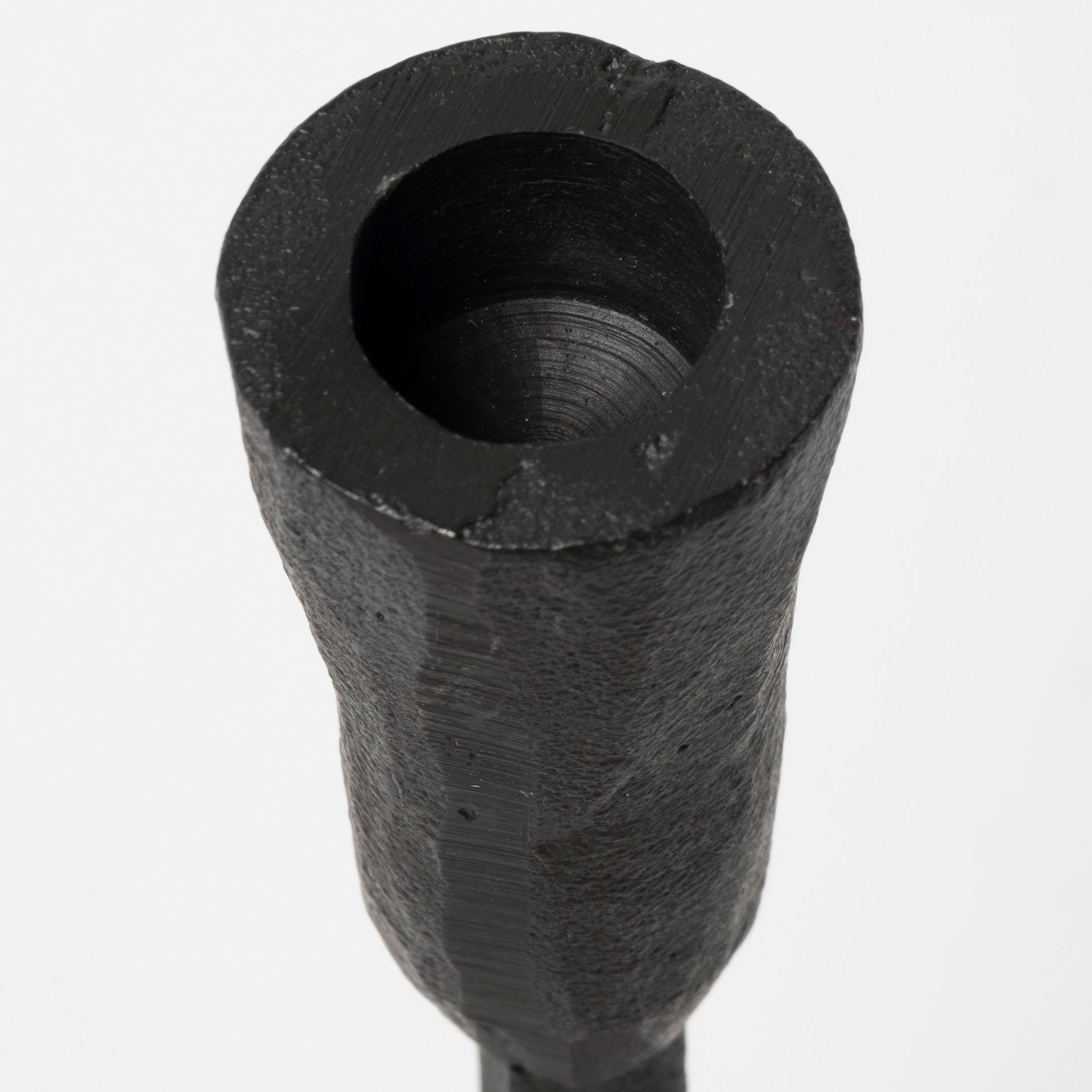 Levit (Large) Black Table Candle Holder