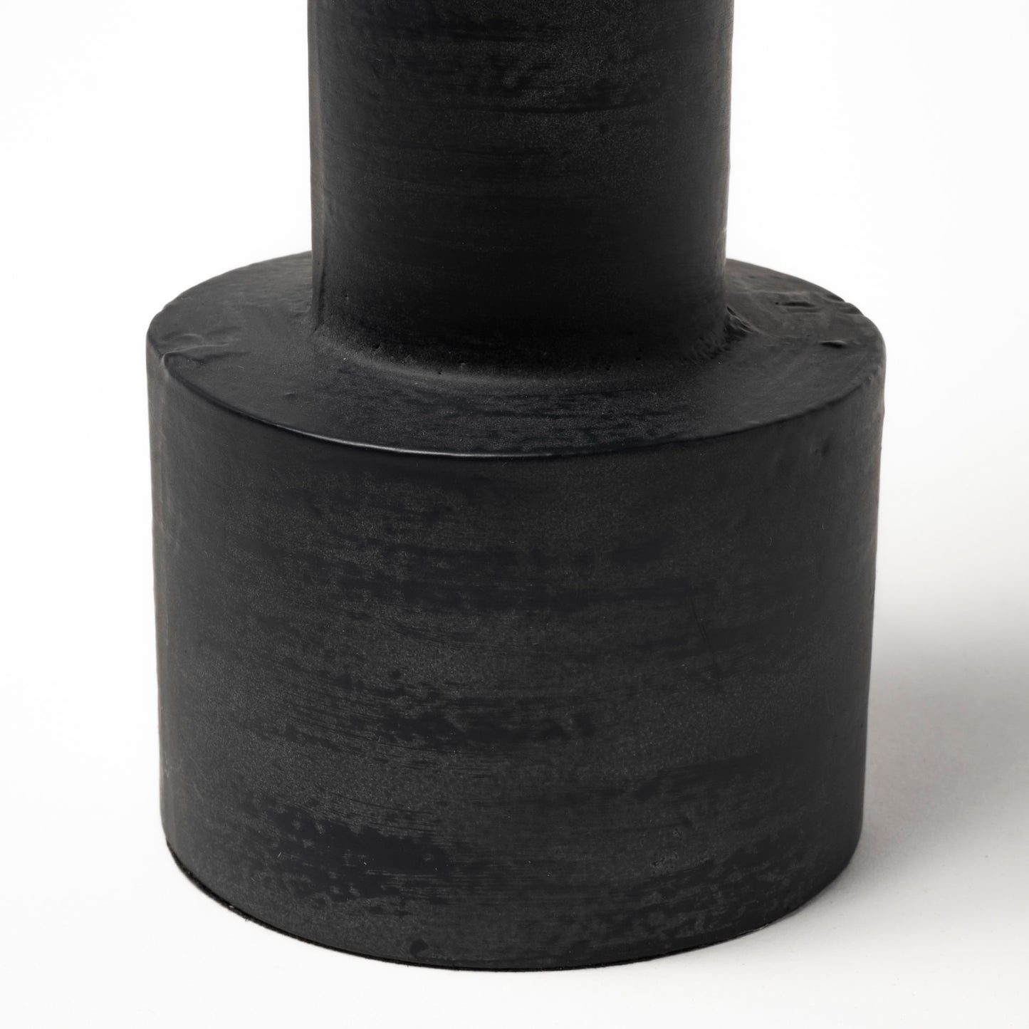 Bolton I 3.9L x 3.9W x 10.6H Black Metal Table Candle Holders