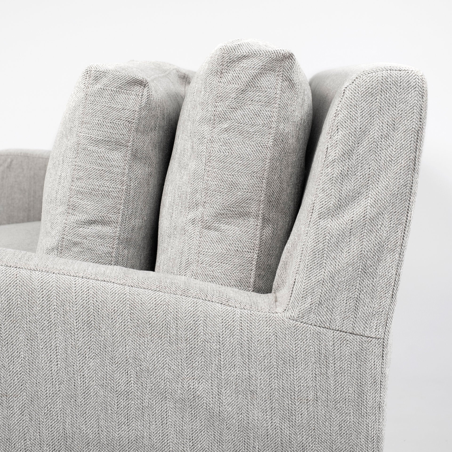 Denly I 69 X 38.25 X 34.5 Frost Gray Slipcover Two Seater Sofa