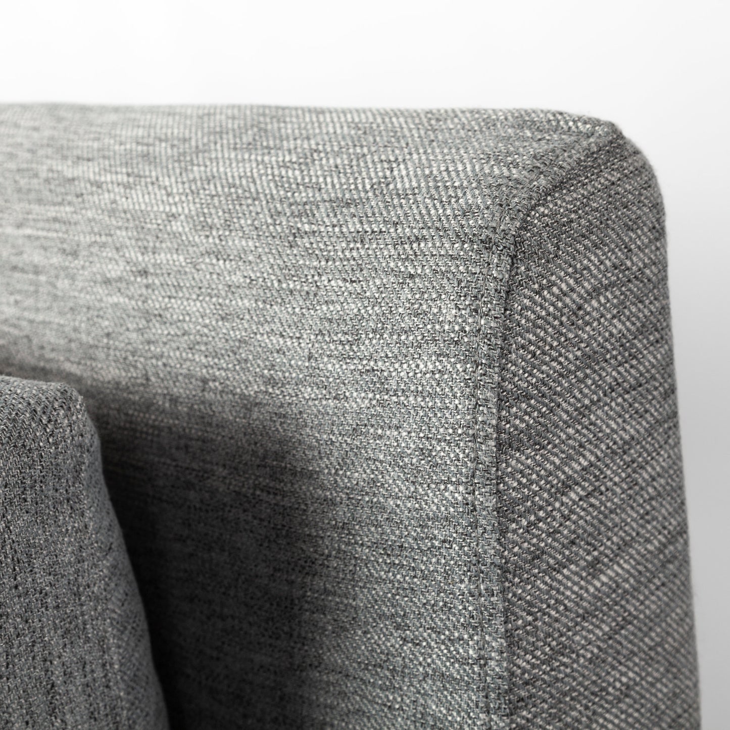 Denly II 92.5W Casterock Gray Slipcover Three Seater Sofa