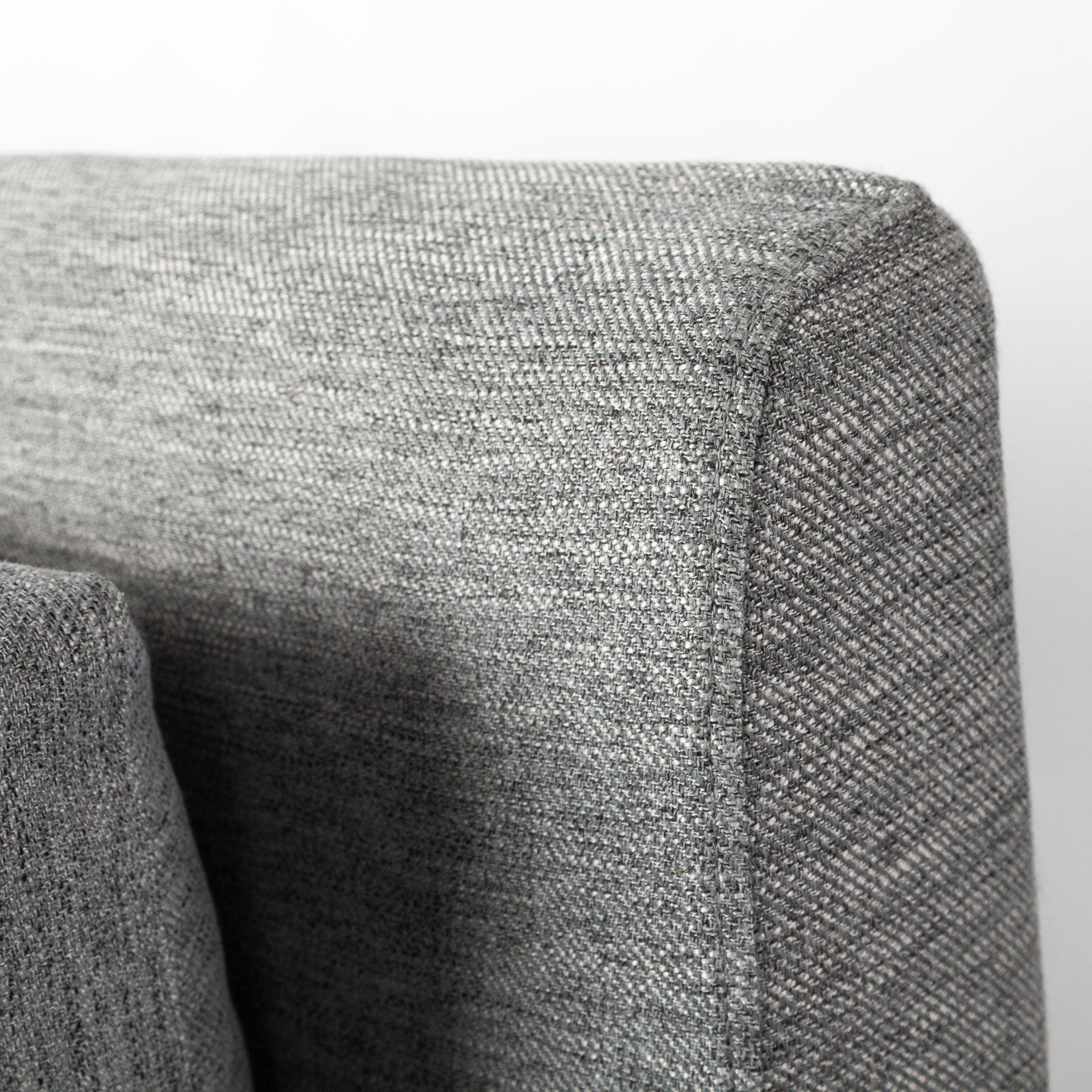 Denly II 92.5W Casterock Gray Slipcover Three Seater Sofa