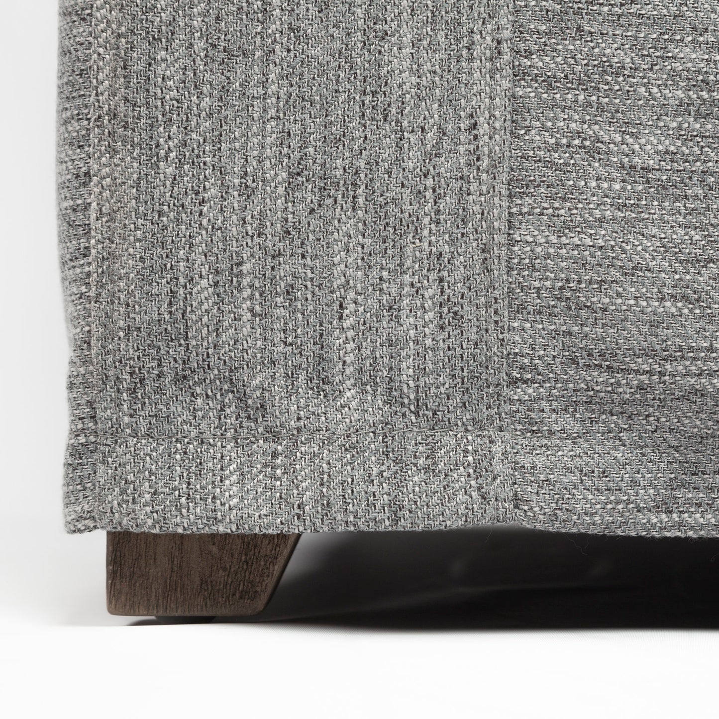 Denly II 92.5W Casterock Gray Slipcover Three Seater Sofa