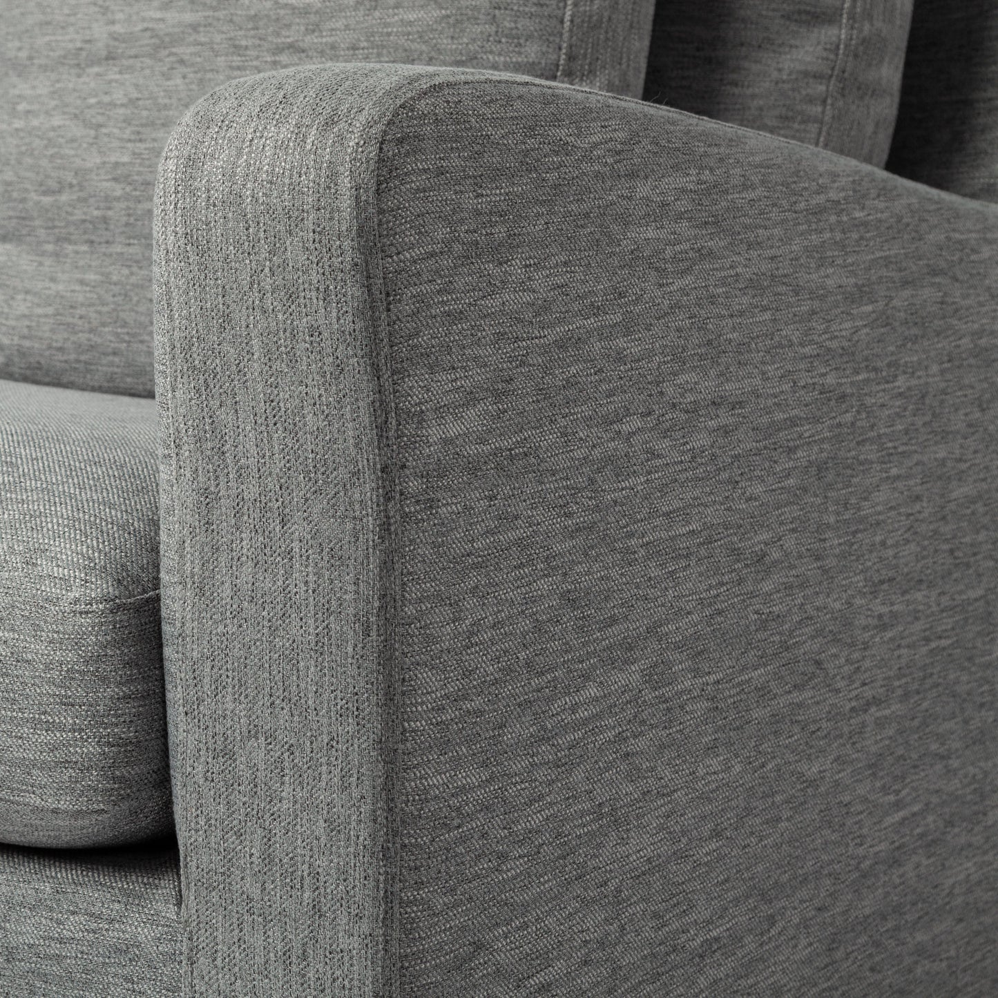 Denly III 38 X 38.25 X 34.5 Castlerock Gray Slipcover Upholstered Arm Chair