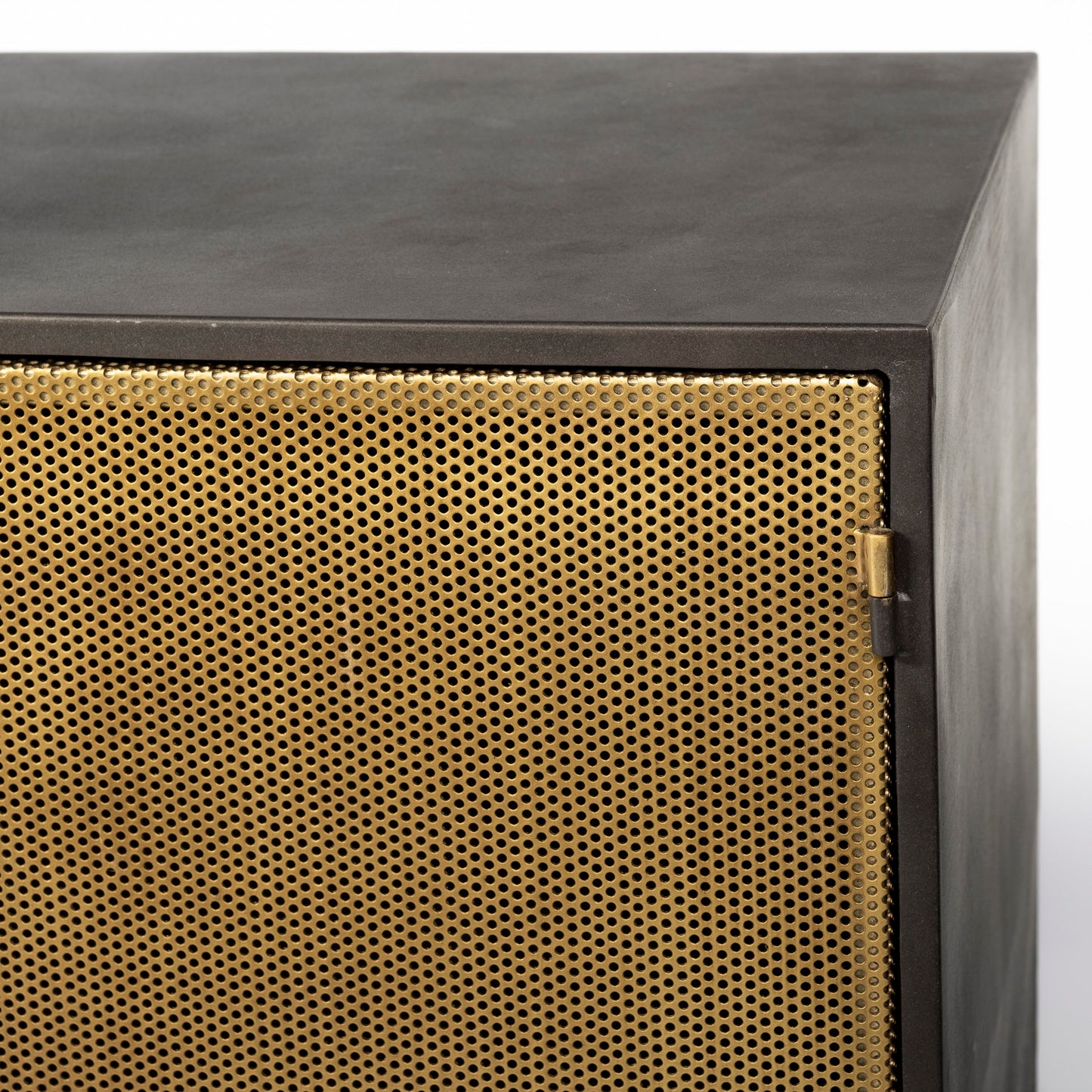 Newsome Sideboard Black Metal | Gold Metal - sideboards-and-buffets