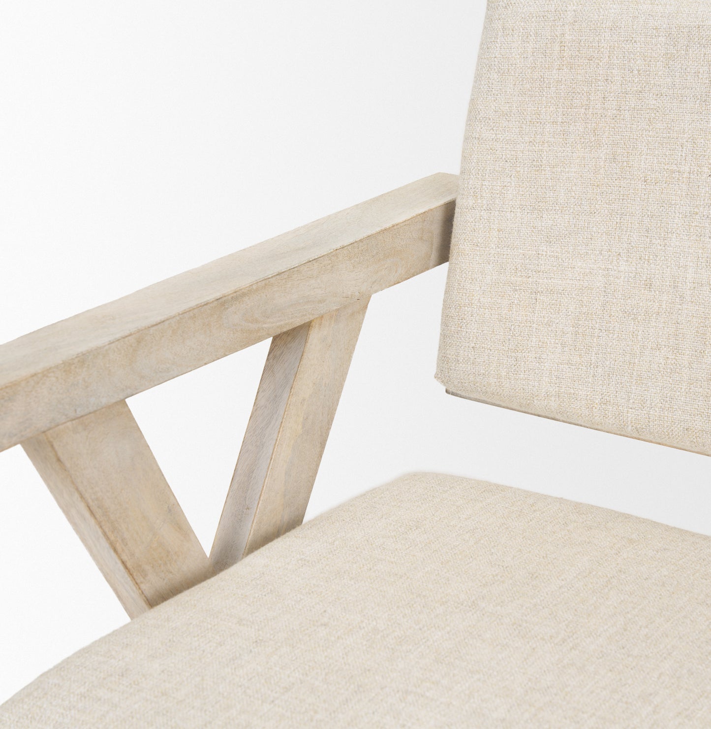 Topanga Dining Chair Cream Fabric | Blonde Wood - dining-chairs