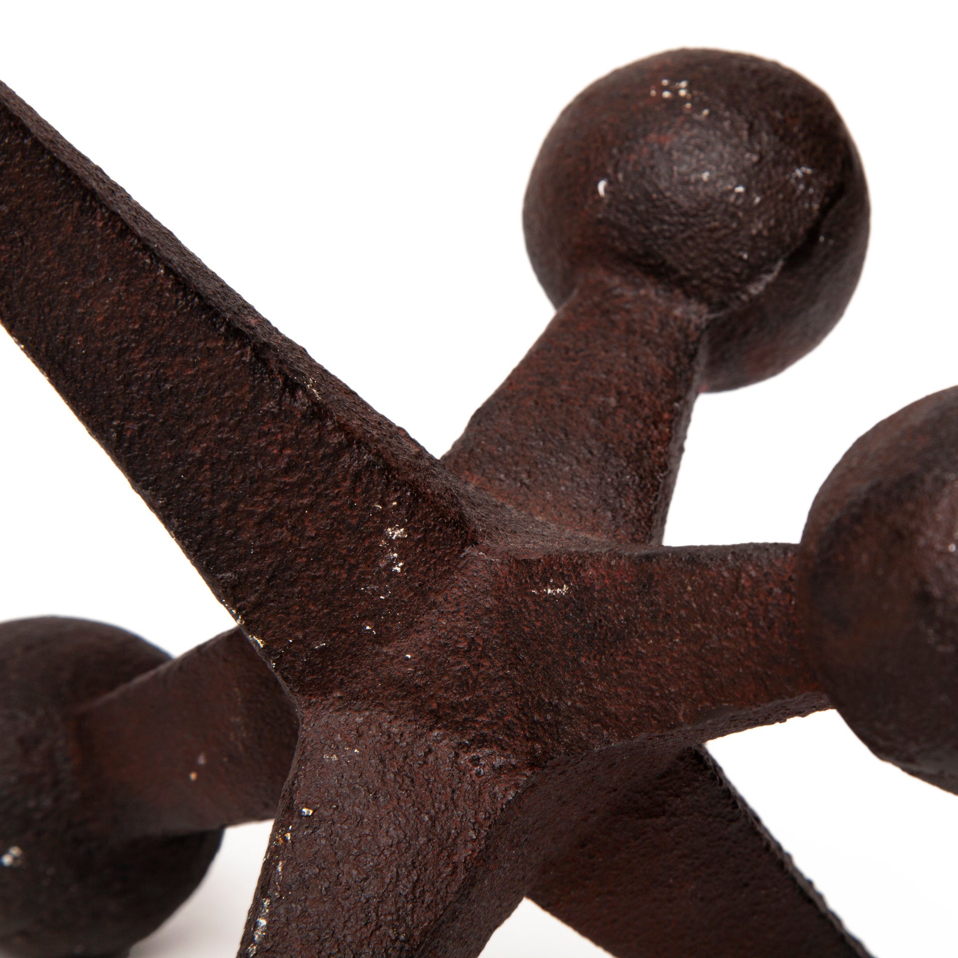 Jax Set of 3 8L x 7W Cast Iron Metal Jacks