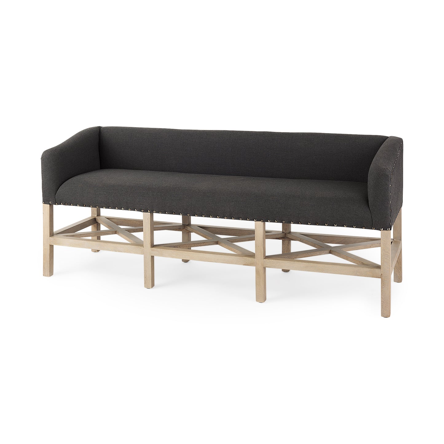 Bergen Bench Dark Gray | Wood - benches