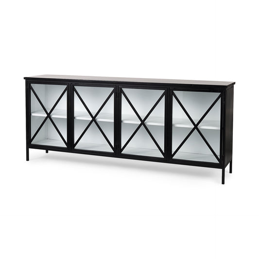 Aurelia Sideboard Black Metal - sideboards-and-buffets