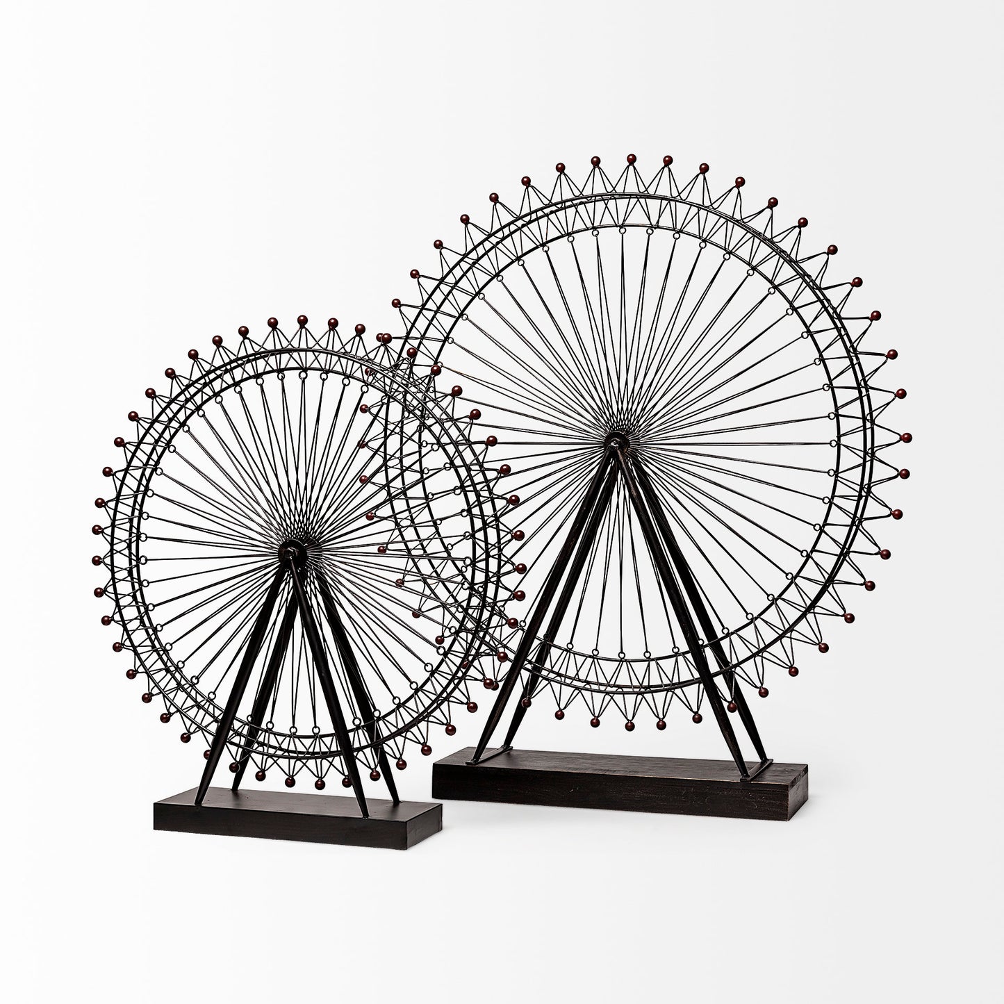 London Eye 3L x 25W Black Metal London Eye Replica