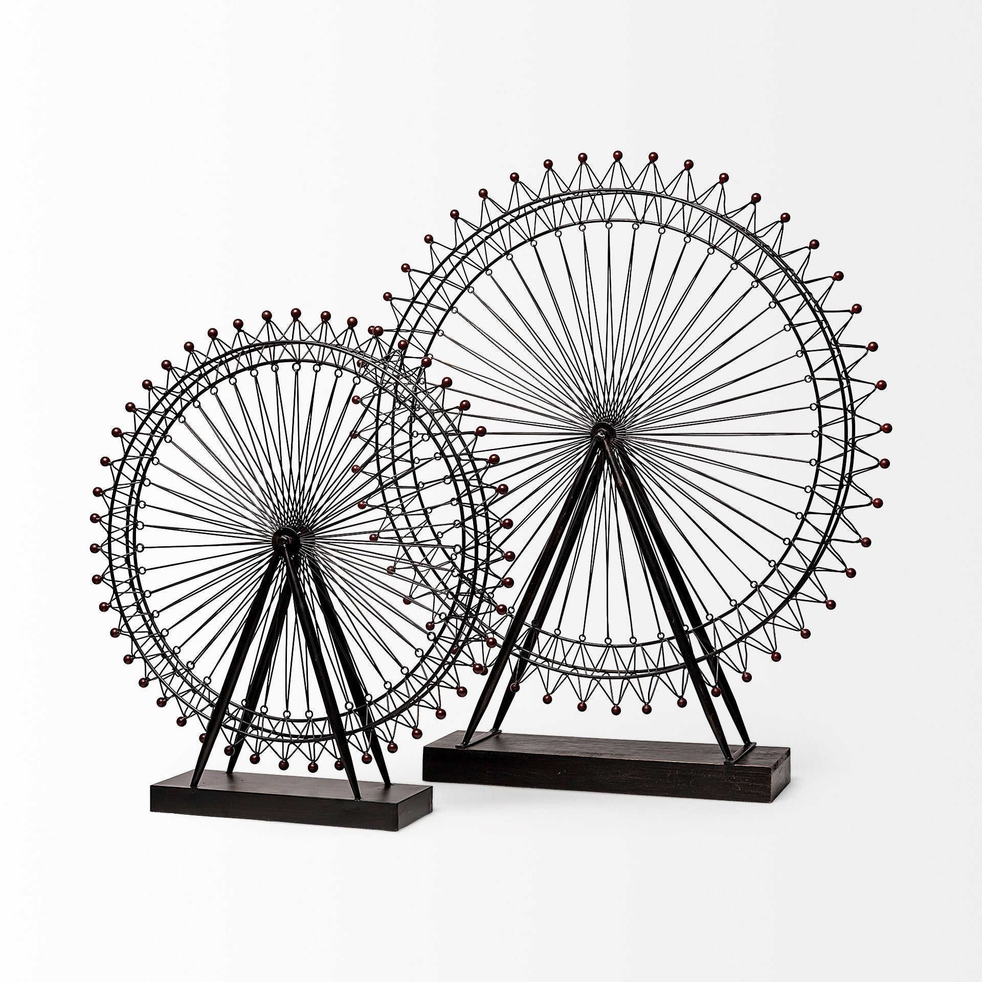 London Eye 3L x 25W Black Metal London Eye Replica