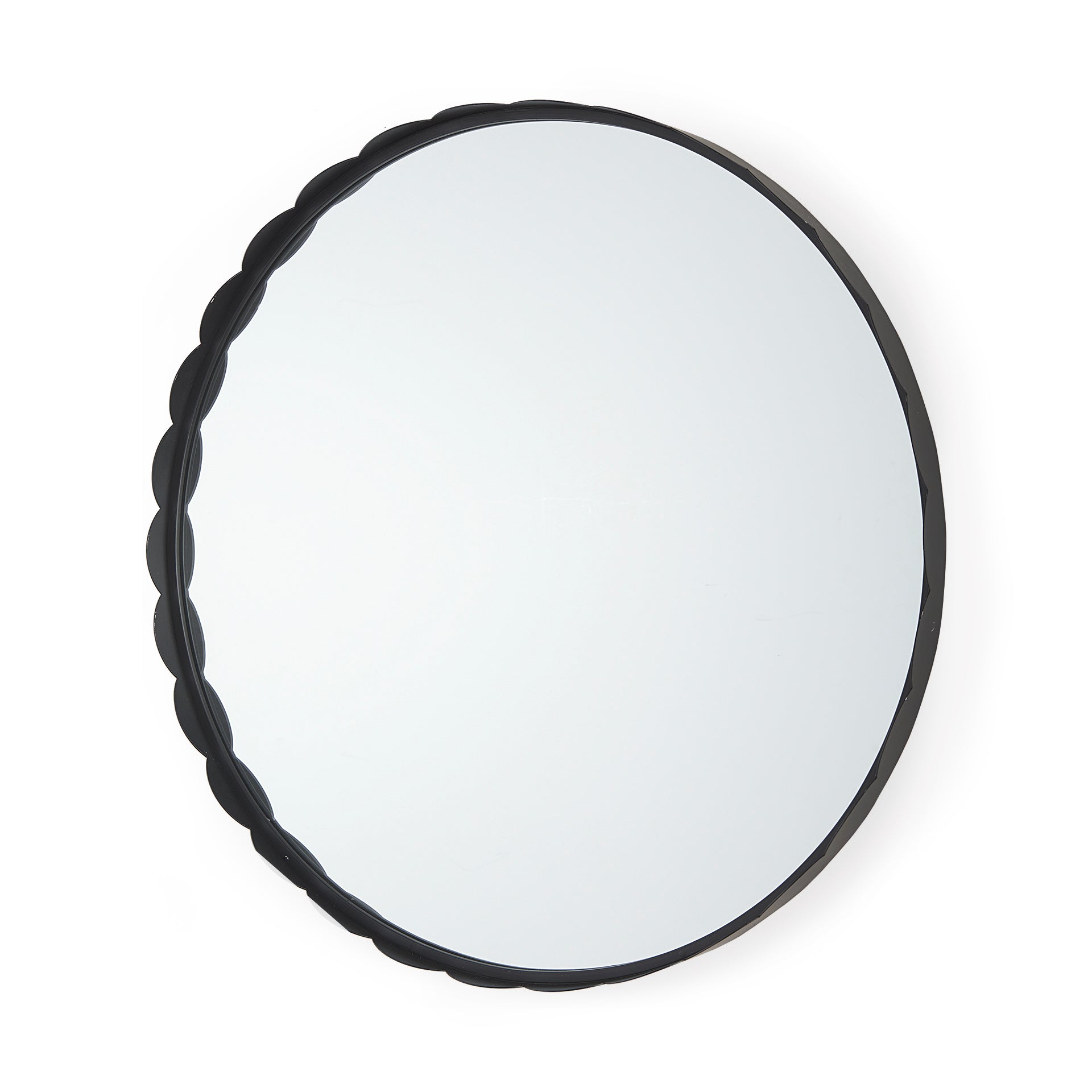 Adelaide Wall Mirror Black Metal | 30’’ - wall-mirrors-grouped