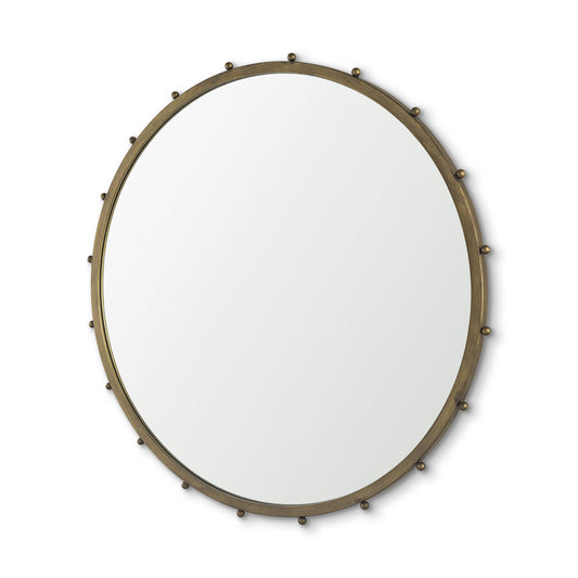 Elena Wall Mirror Gold Metal | 44’’ - wall-mirrors-grouped