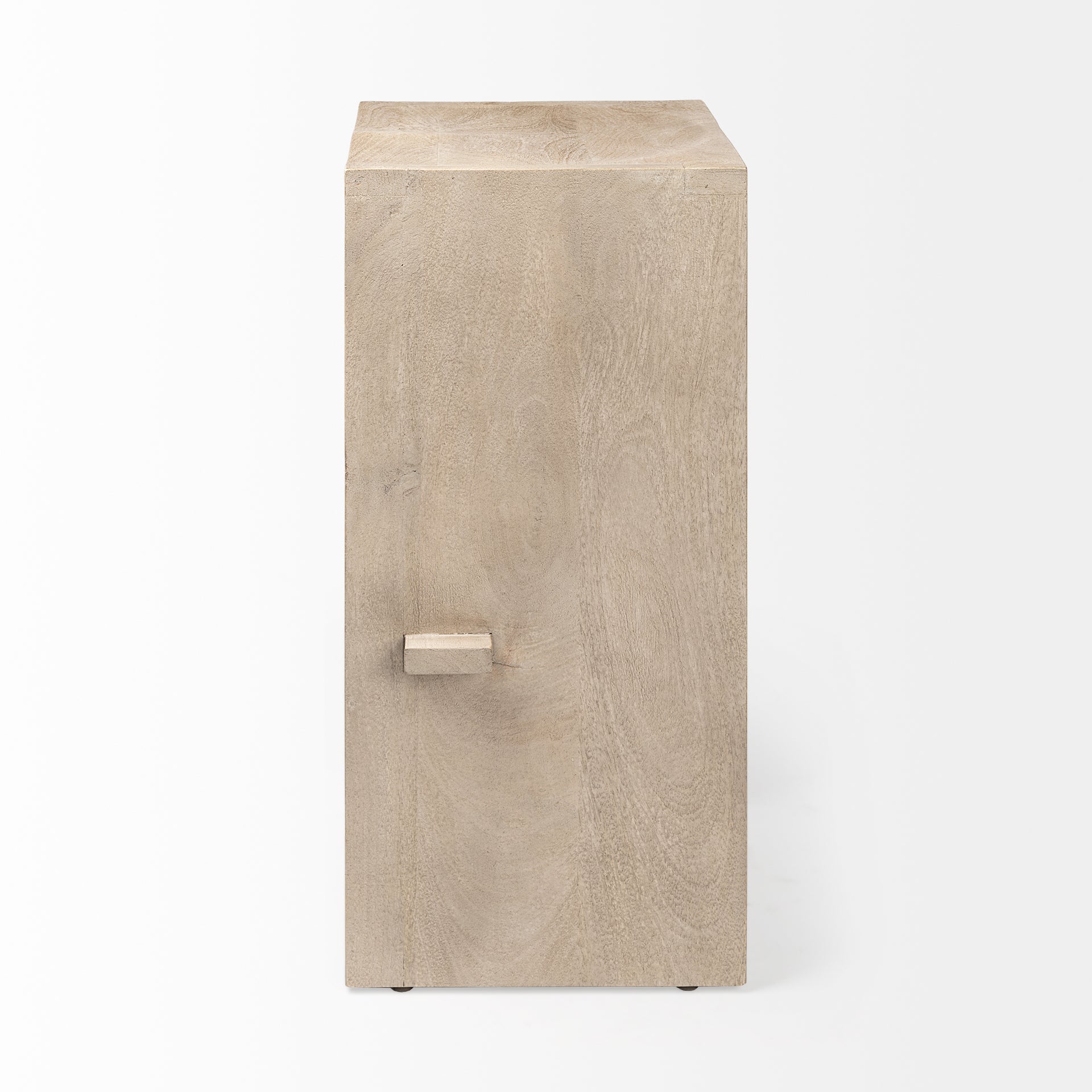 Aida 30" Seat Height Light Gray Wood Bar Stool