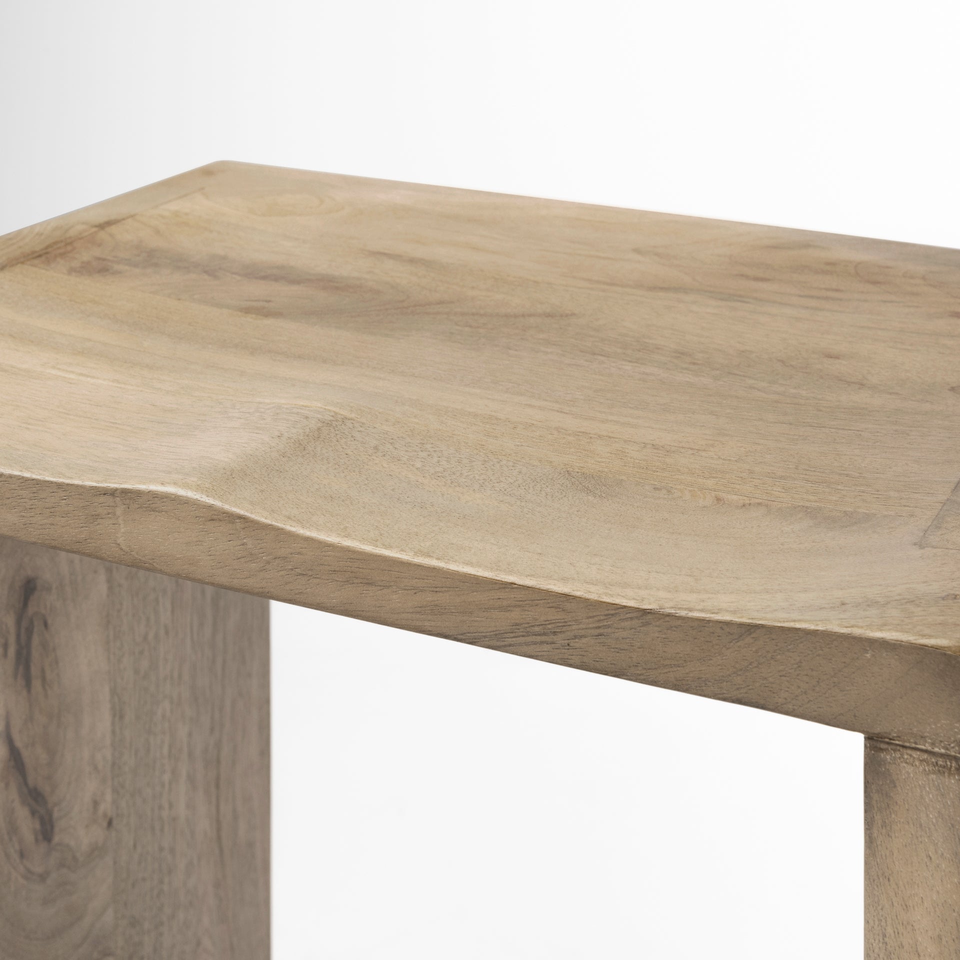 Aida 26" Seat Height Light Brown Wood Counter Stool