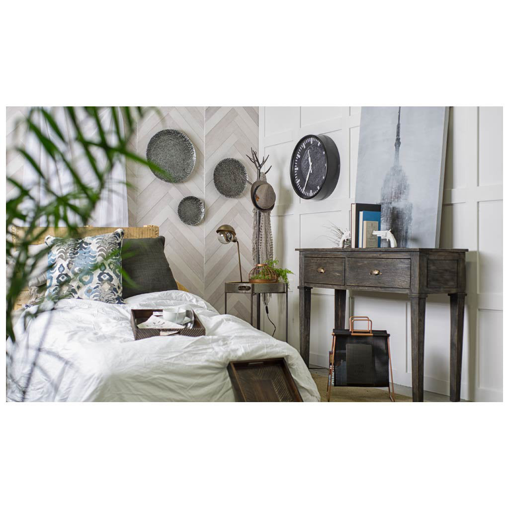 Lanx Wall Decor Black/Grey Metal - alternative-wall-decor