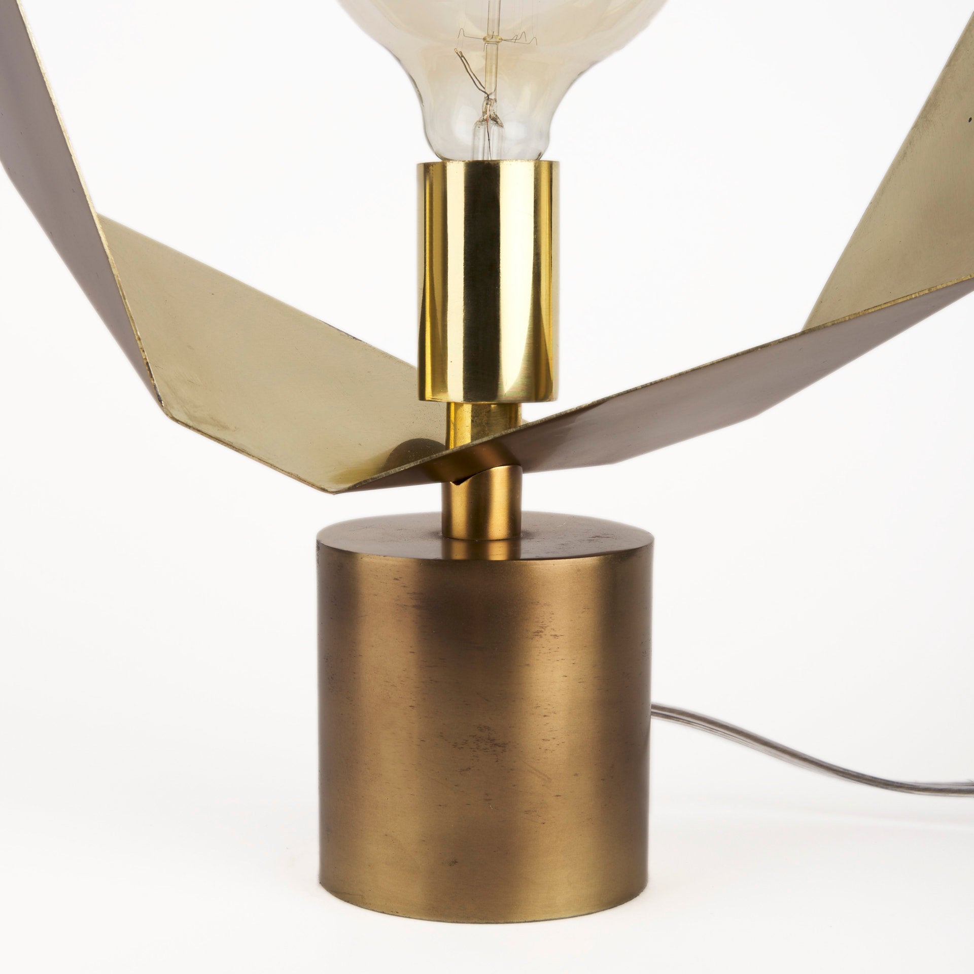 Shamir Table Lamp Gold Metal - table-lamps