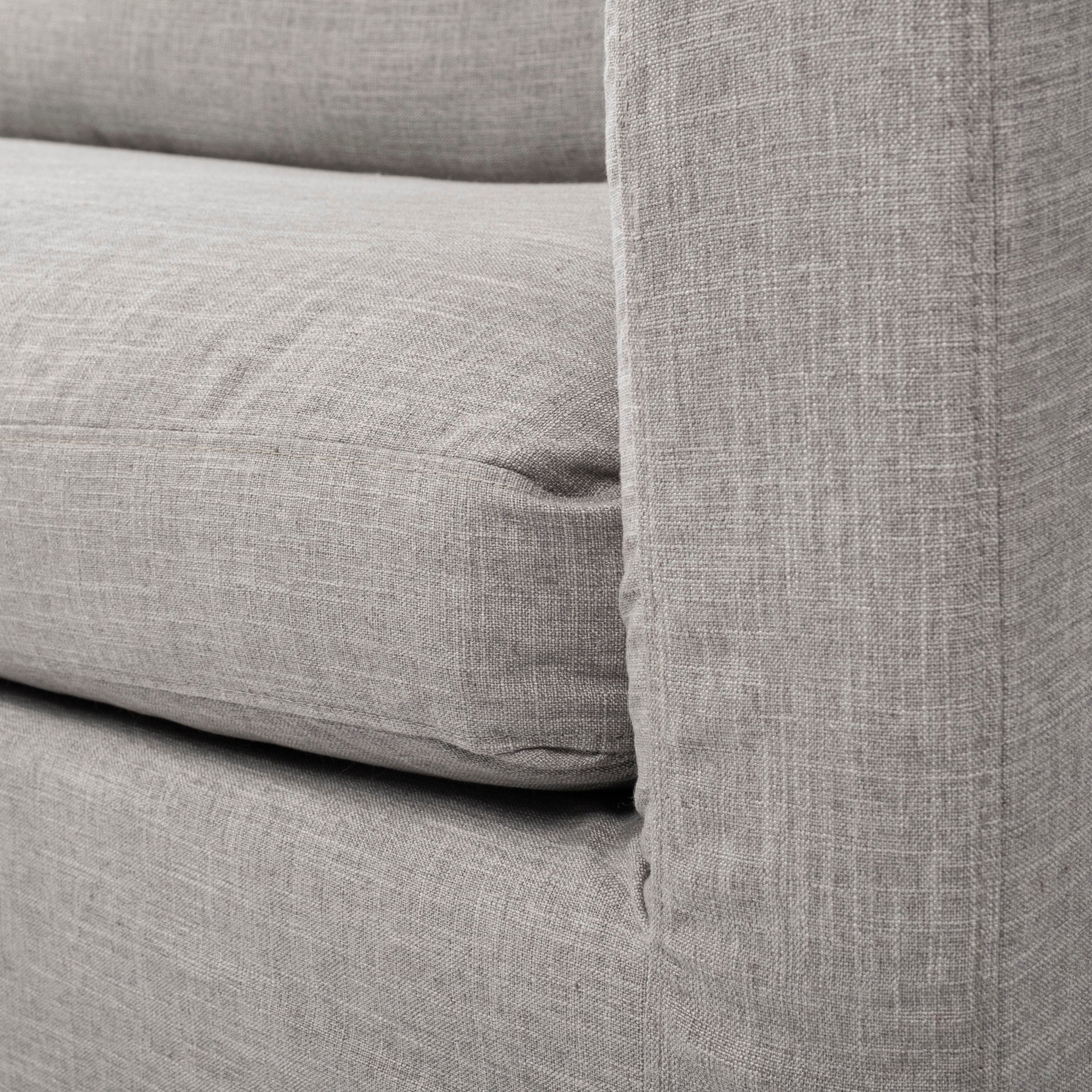 Denly III 38 X 38.25 X 34.5 Flint Gray Slipcover Upholstered Arm Chair