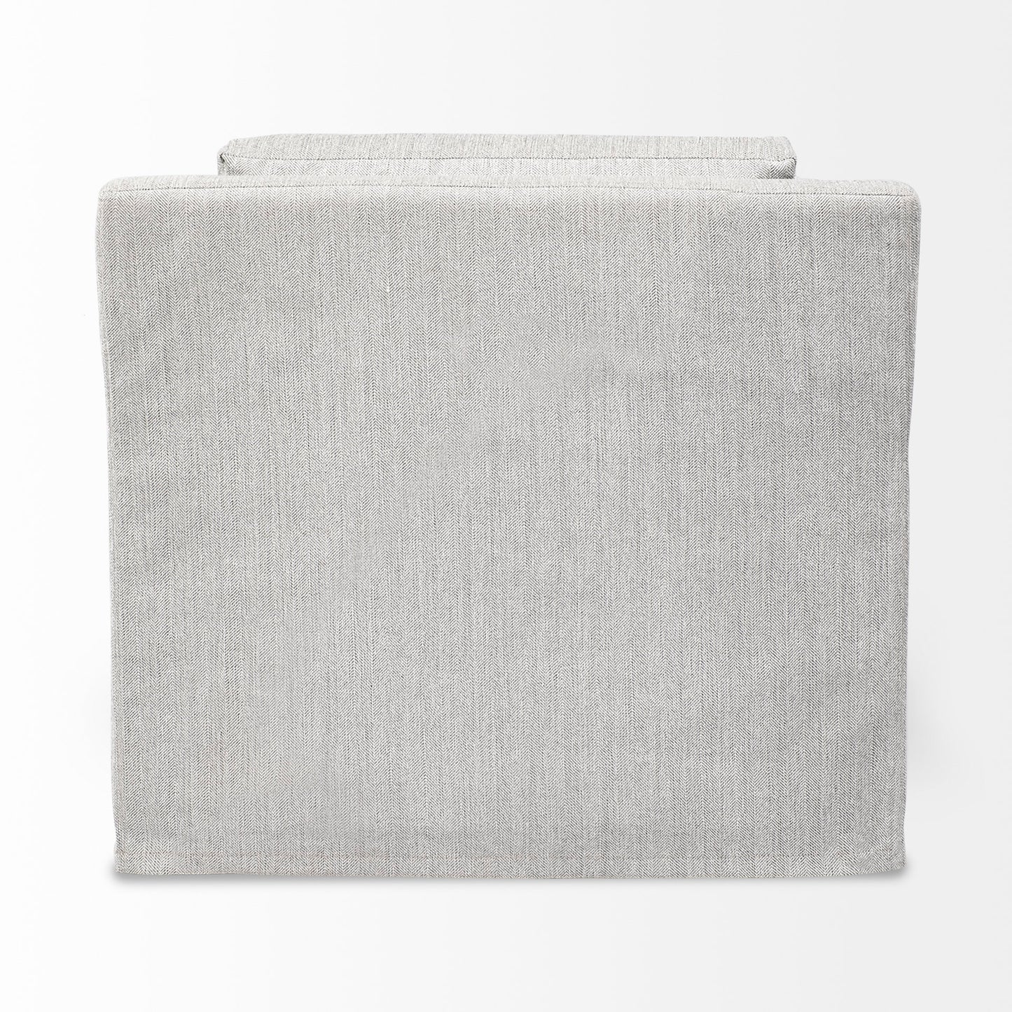 Denly III 38 X 38.25 X 34.5 Frost Gray Slipcover Upholstered Arm Chair