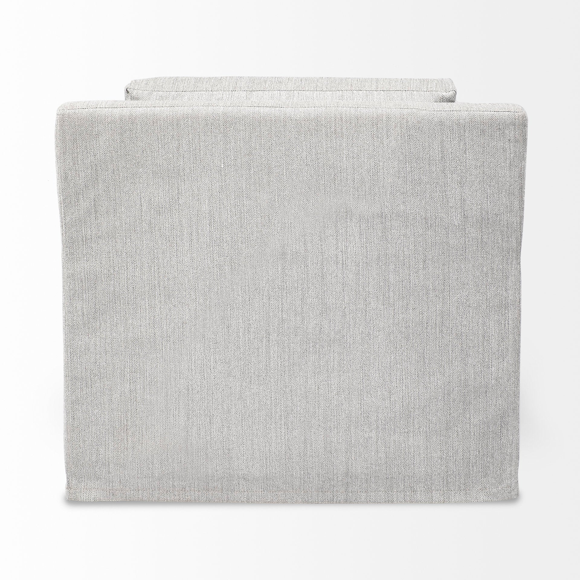 Denly III 38 X 38.25 X 34.5 Frost Gray Slipcover Upholstered Arm Chair