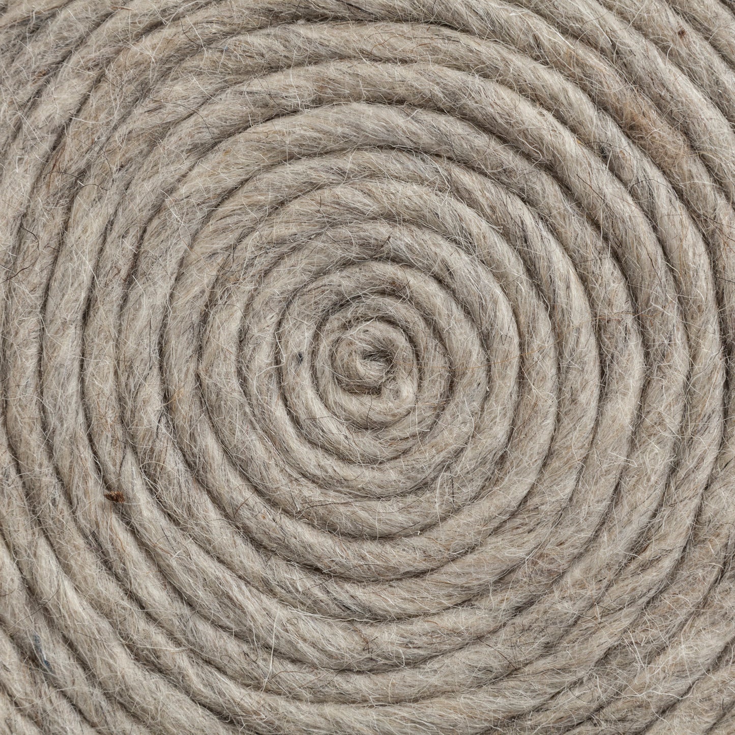 Allium Pouf Beige Wool - poufs