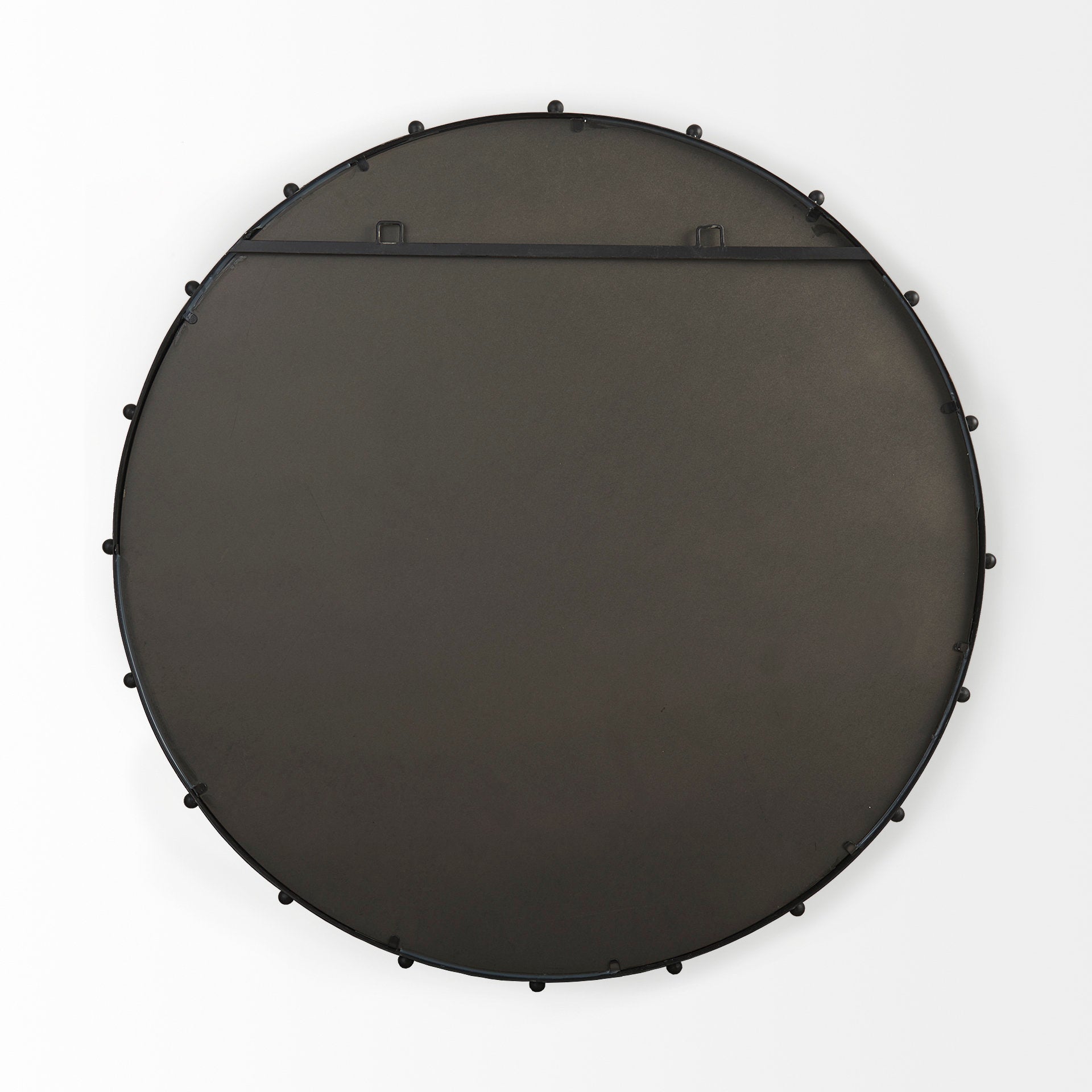 Elena Wall Mirror Black Metal | 44’’ - wall-mirrors-grouped