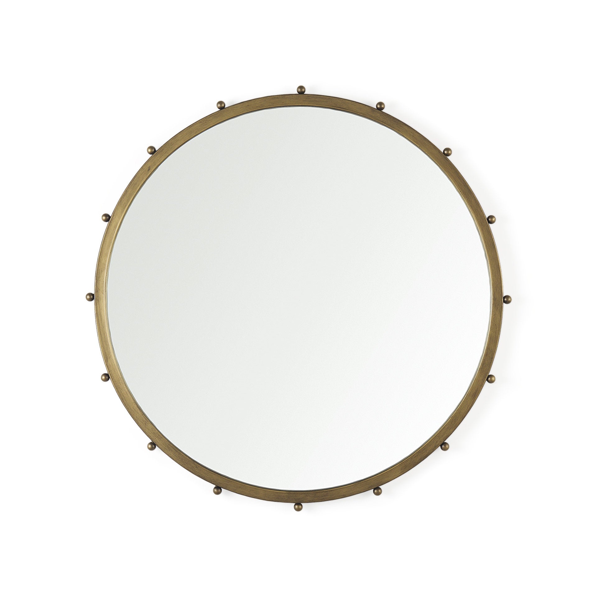 Elena Wall Mirror Gold Metal | 38’’ - wall-mirrors-grouped