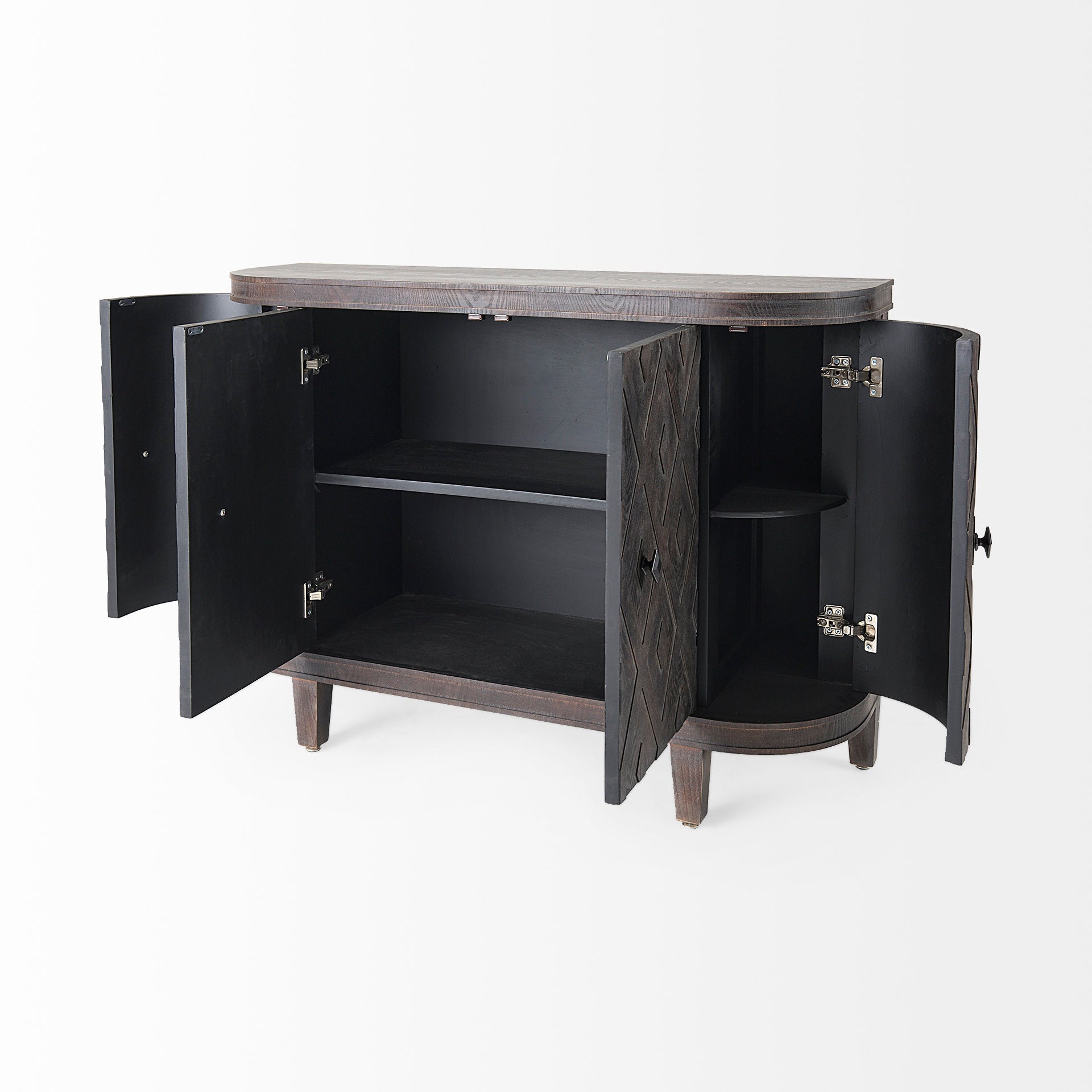 Lennon Accent Cabinet Brown Wood | 47L - acc-chest-cabinets