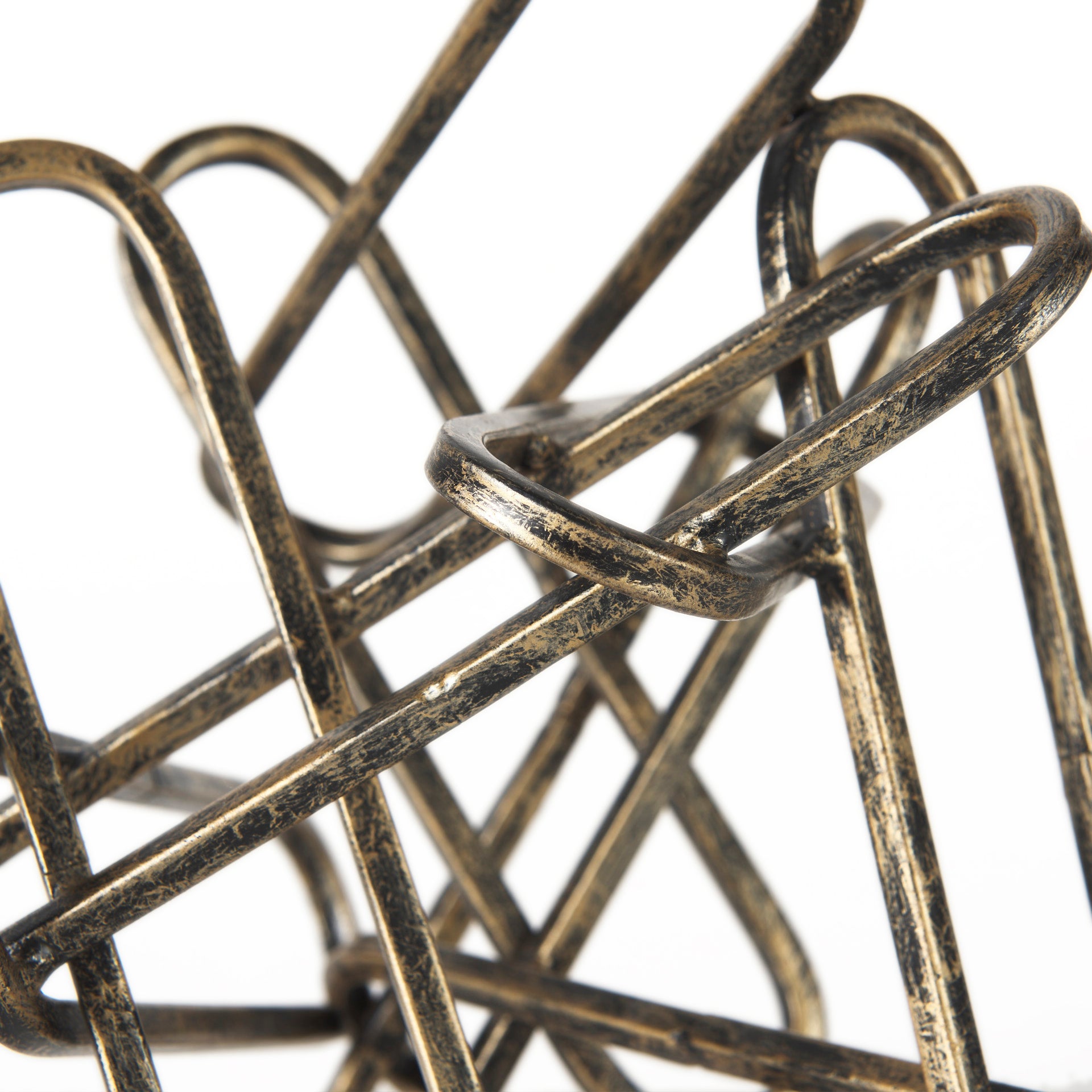 Henderson II 10L x 12W Gold Metal Paperclip Object