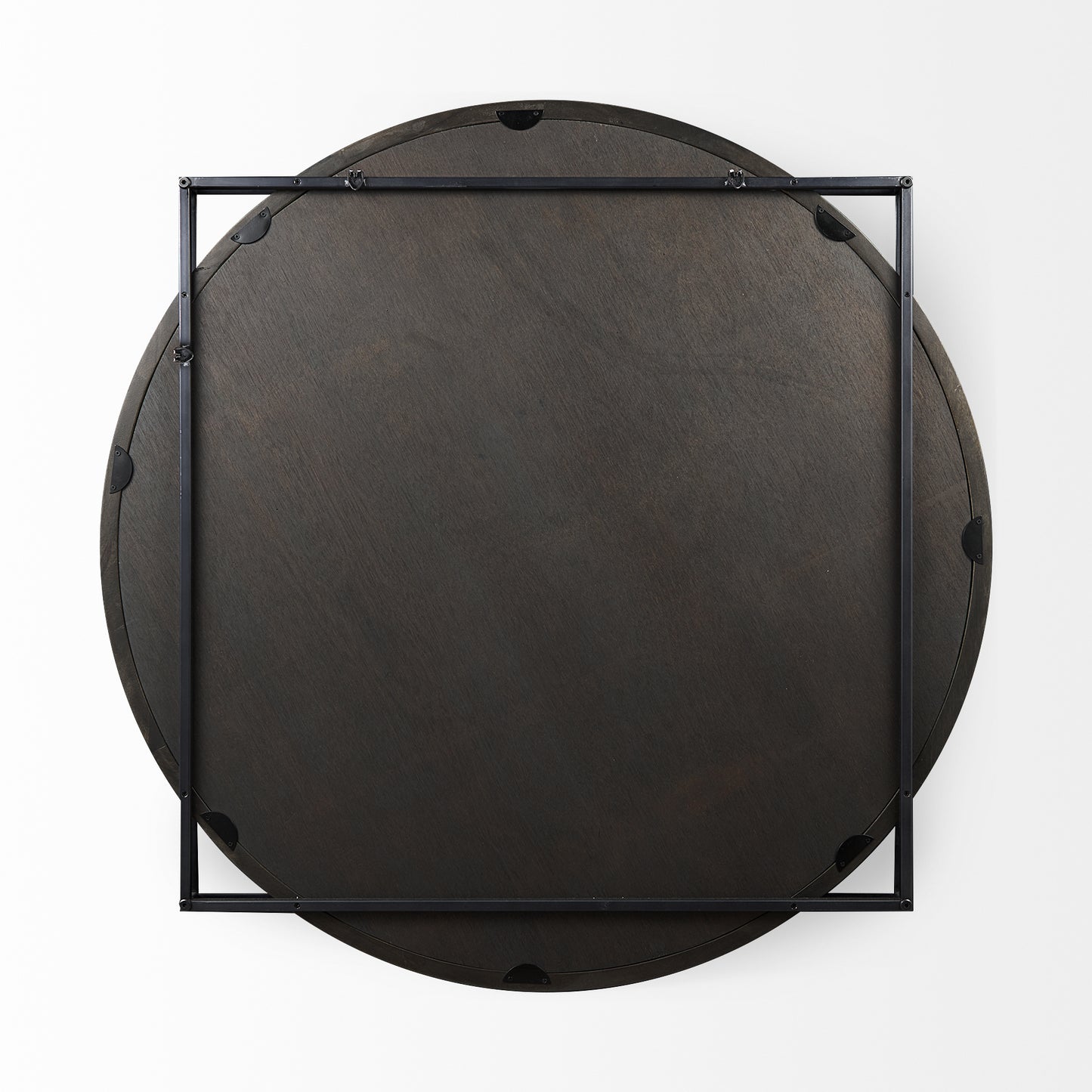 Norbert Wall Mirror Black Metal | 46"