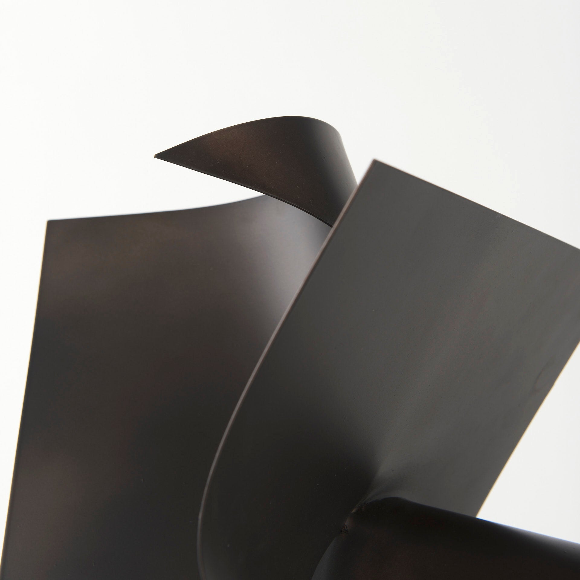 Francesca 11.8L x 11.8W x 11.8H Black Metal Sculptural Decorative Object