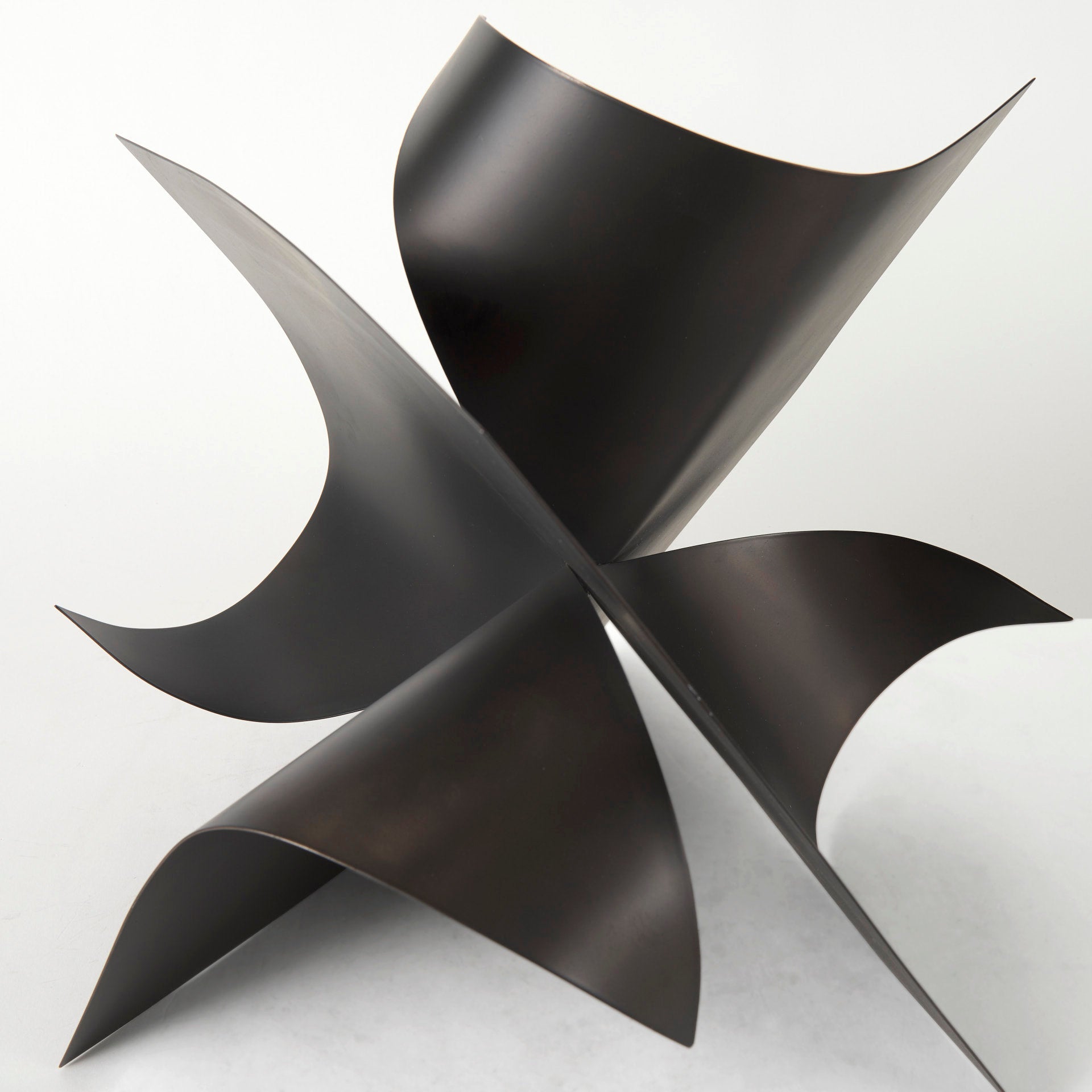Francesca 18.1L x 18.1W x 18.1H Black Metal Sculptural Decorative Object