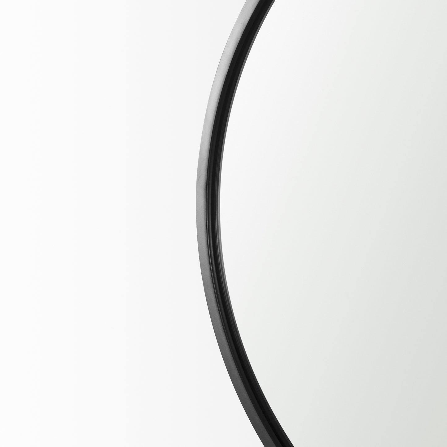 Grimm Wall Mirror Gray Metal | Round - wall-mirrors-grouped