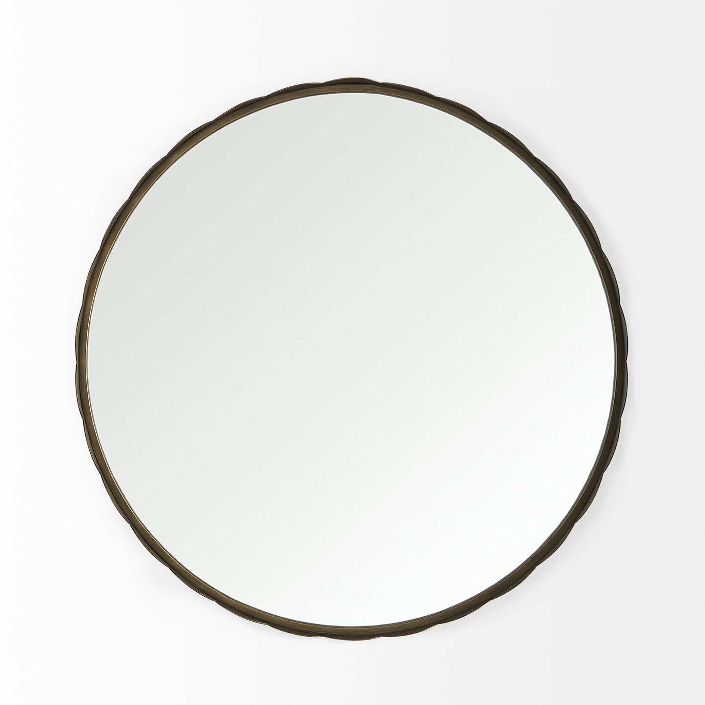 Adelaide Wall Mirror Gold Metal | 30’’ - wall-mirrors-grouped