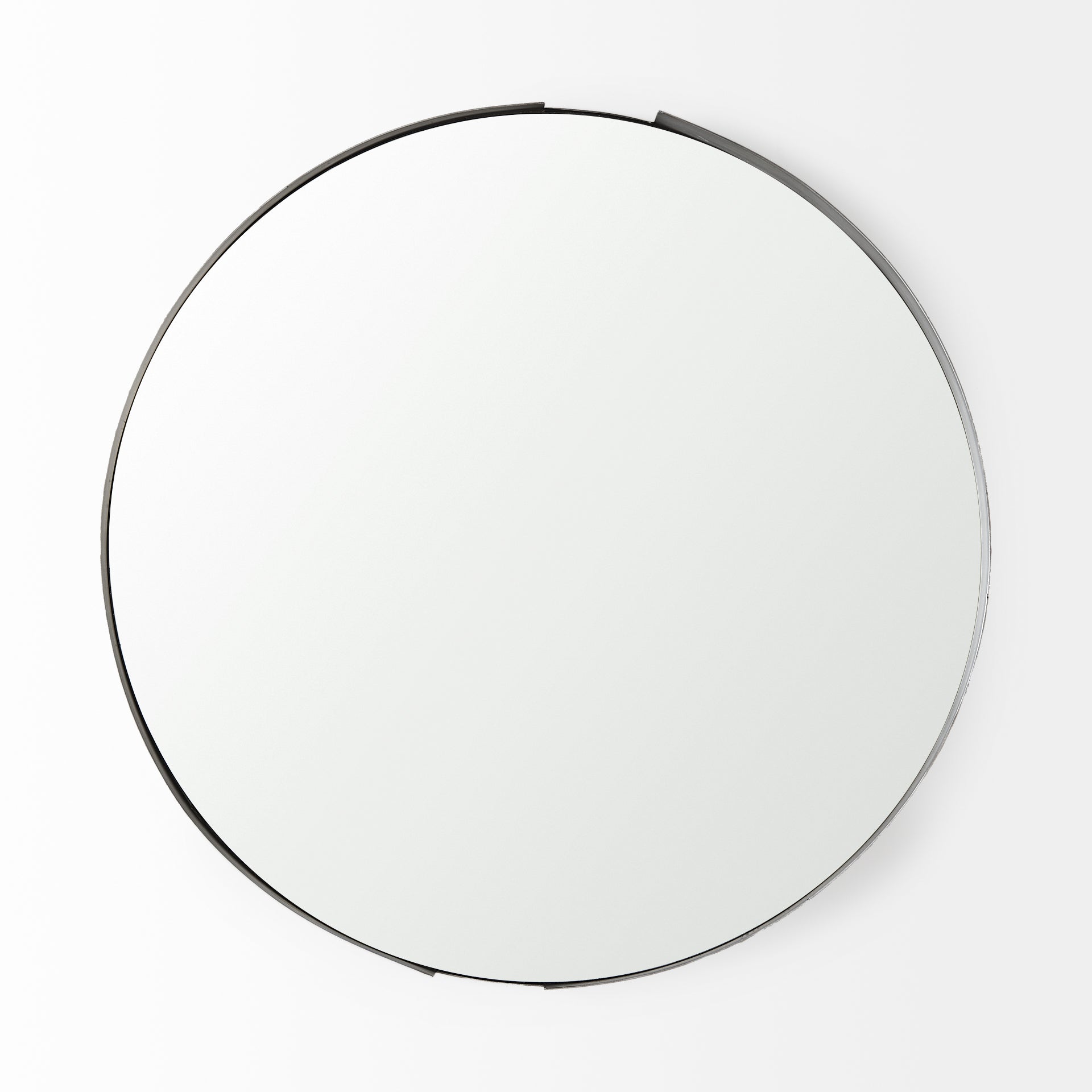 Adrianna Wall Mirror Black Metal | 24’’ - wall-mirrors-grouped