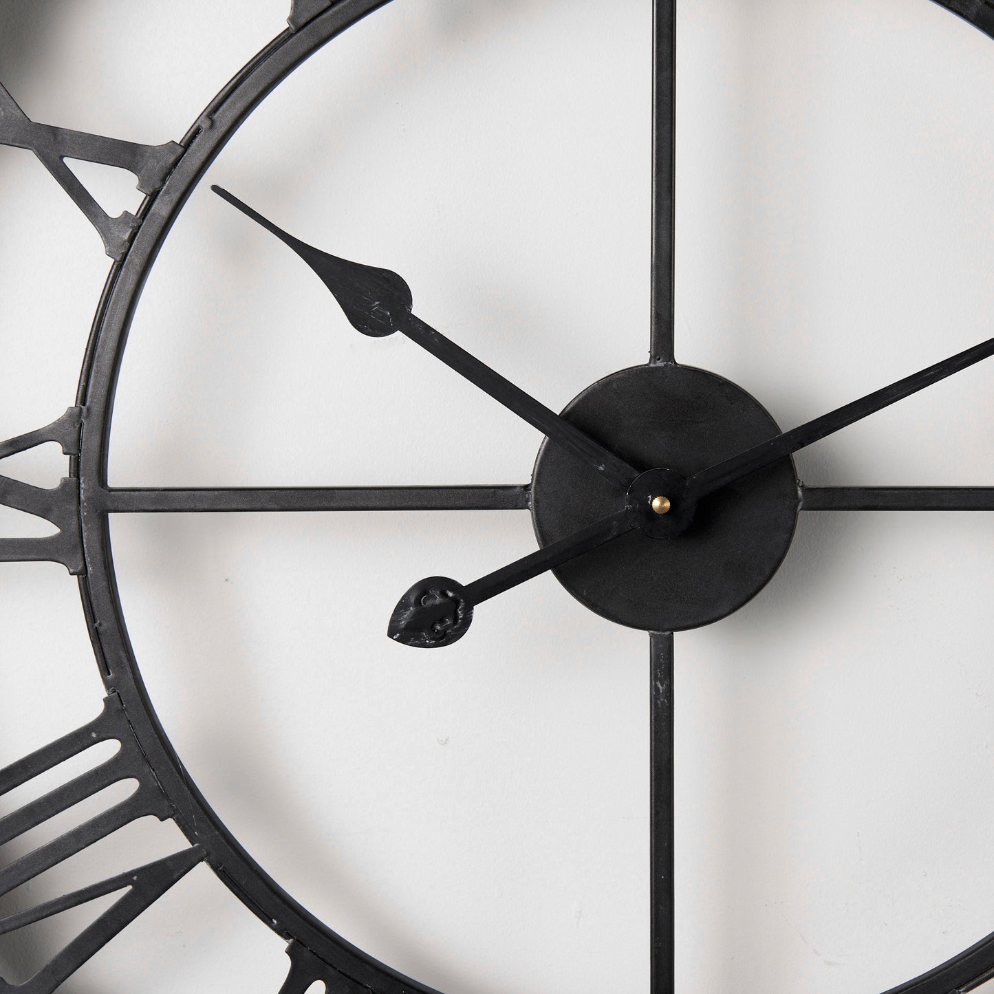 Mething Gray 25" Medium Farmhouse Wall Clock