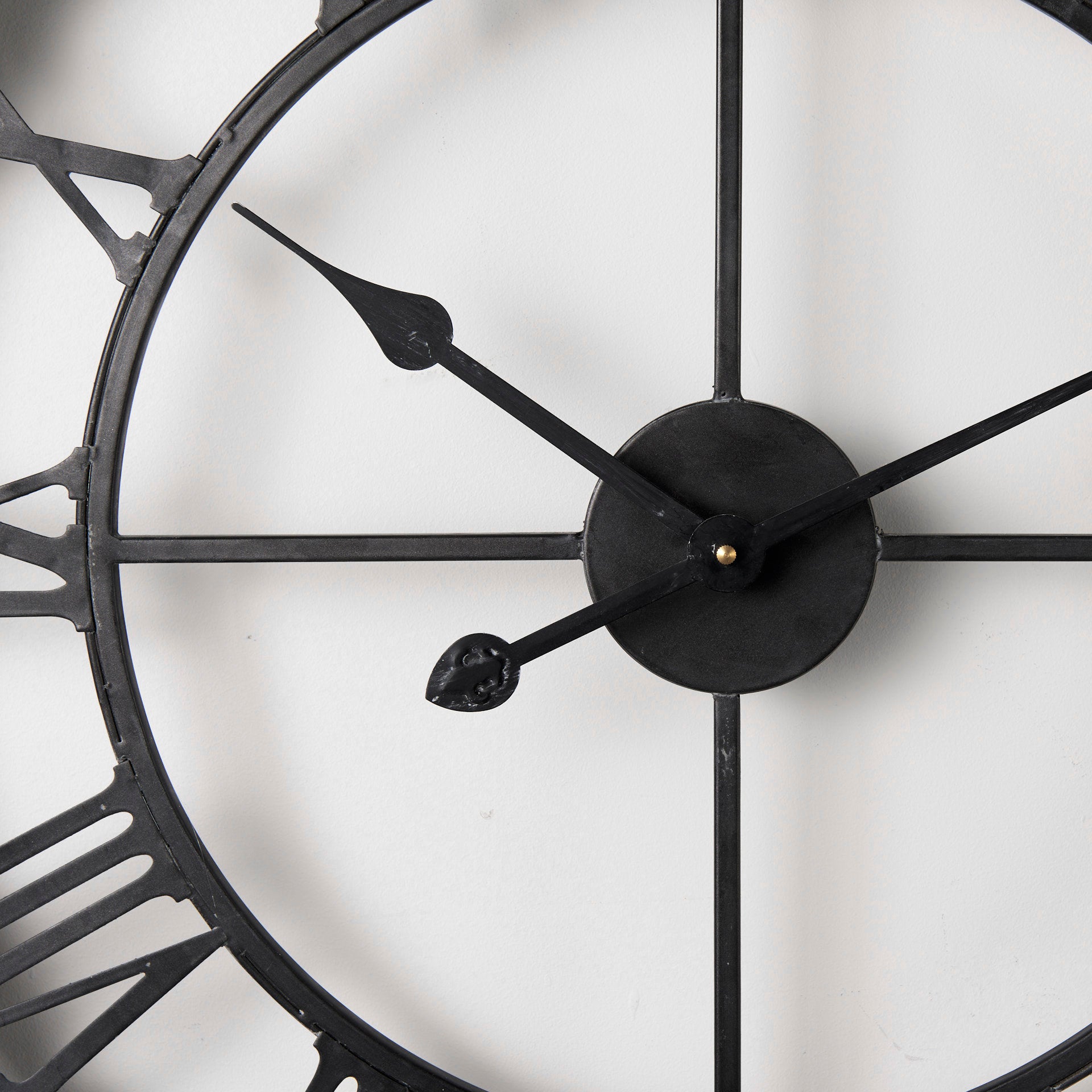 Mething Gray 25" Medium Farmhouse Wall Clock