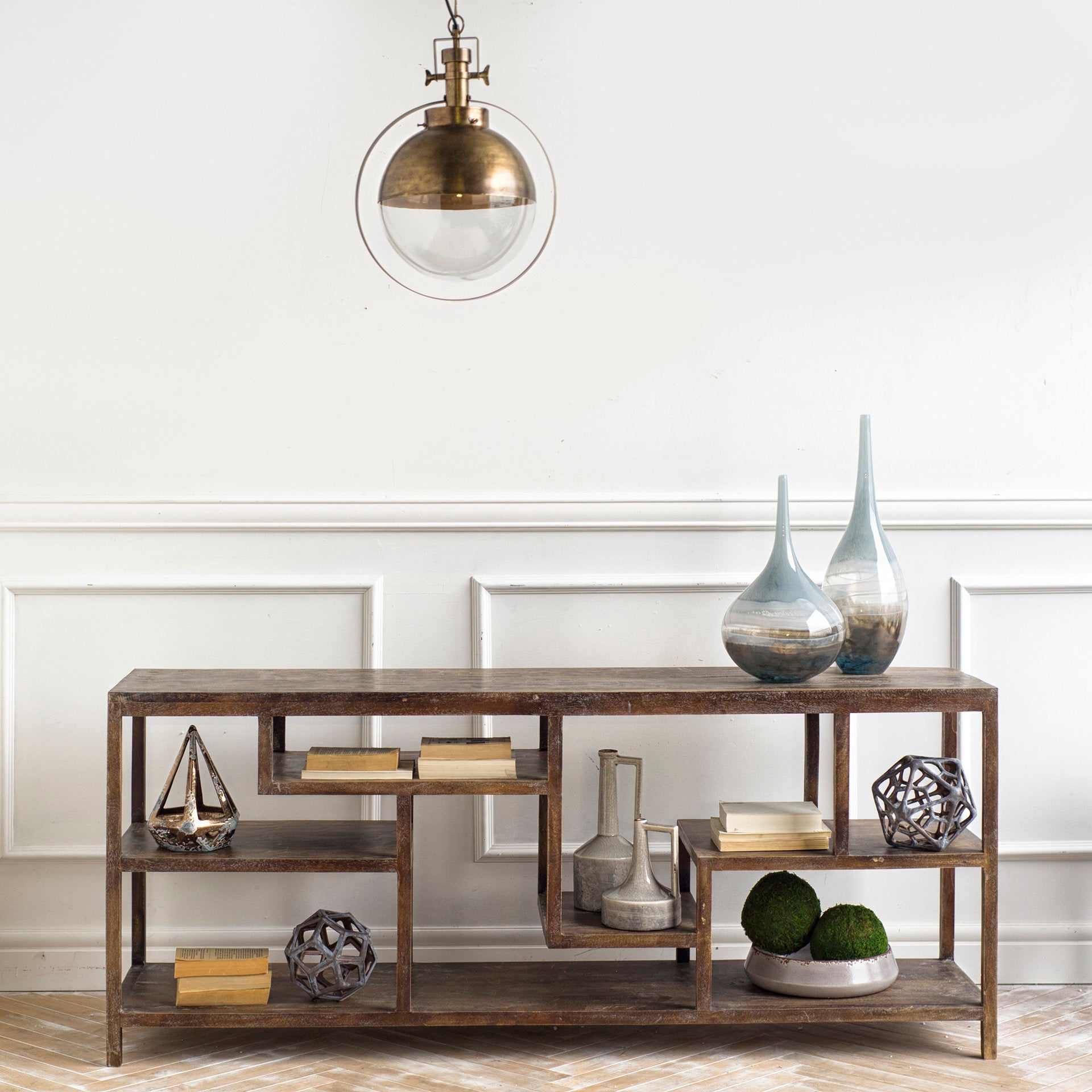 Wright Console Table Brown Wood - console-tables