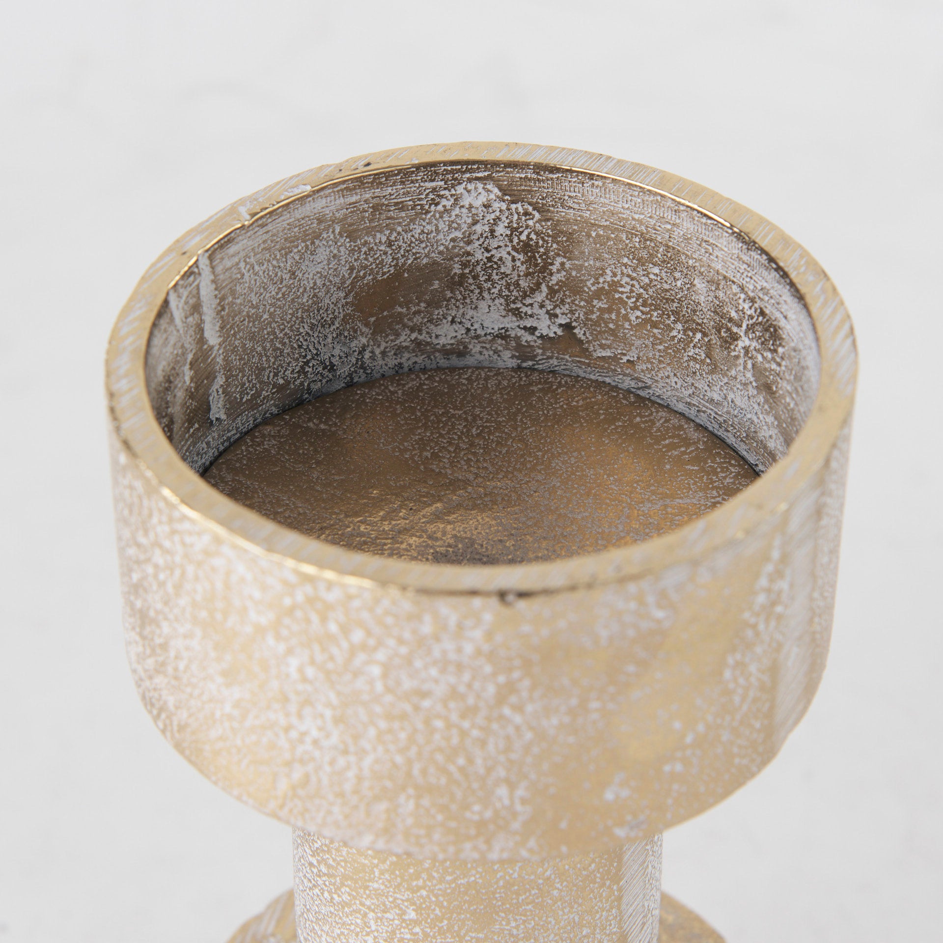 Bolton 3.9L x 3.9W x 10.6H Gold Metal Table Candle Holders