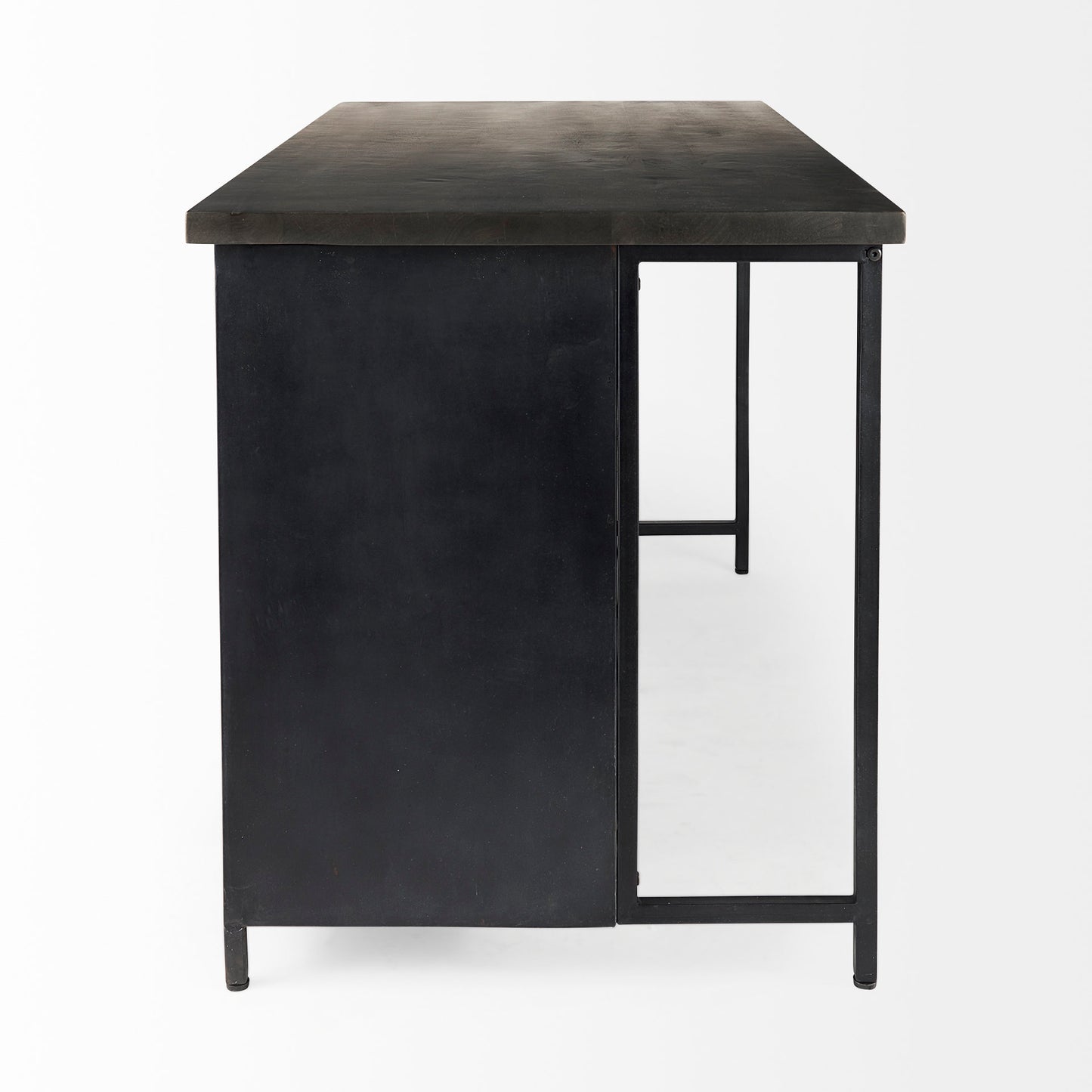 Dimitra Kitchen Island Black Metal - kitchen-islands