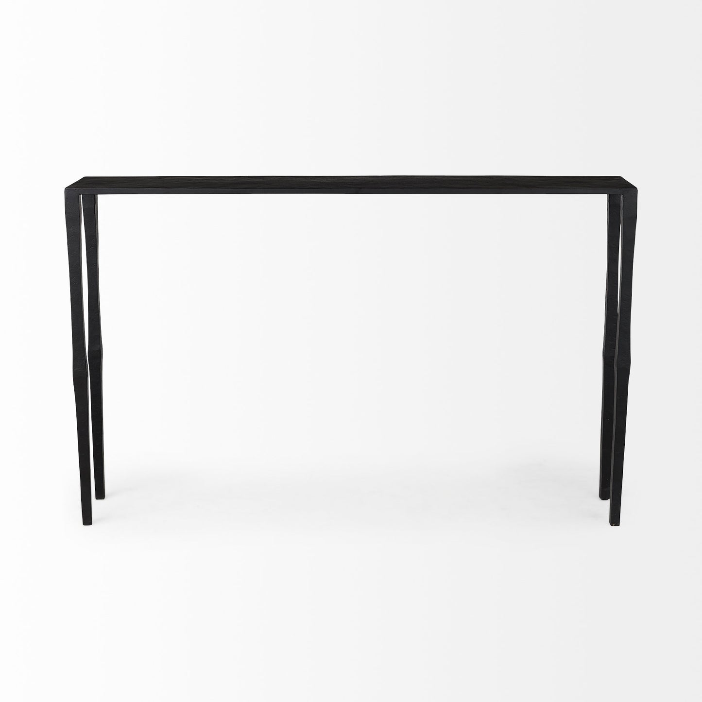 Timothy  48.0 X 8.0 X 30.0 Ebony Black Iron Console Table